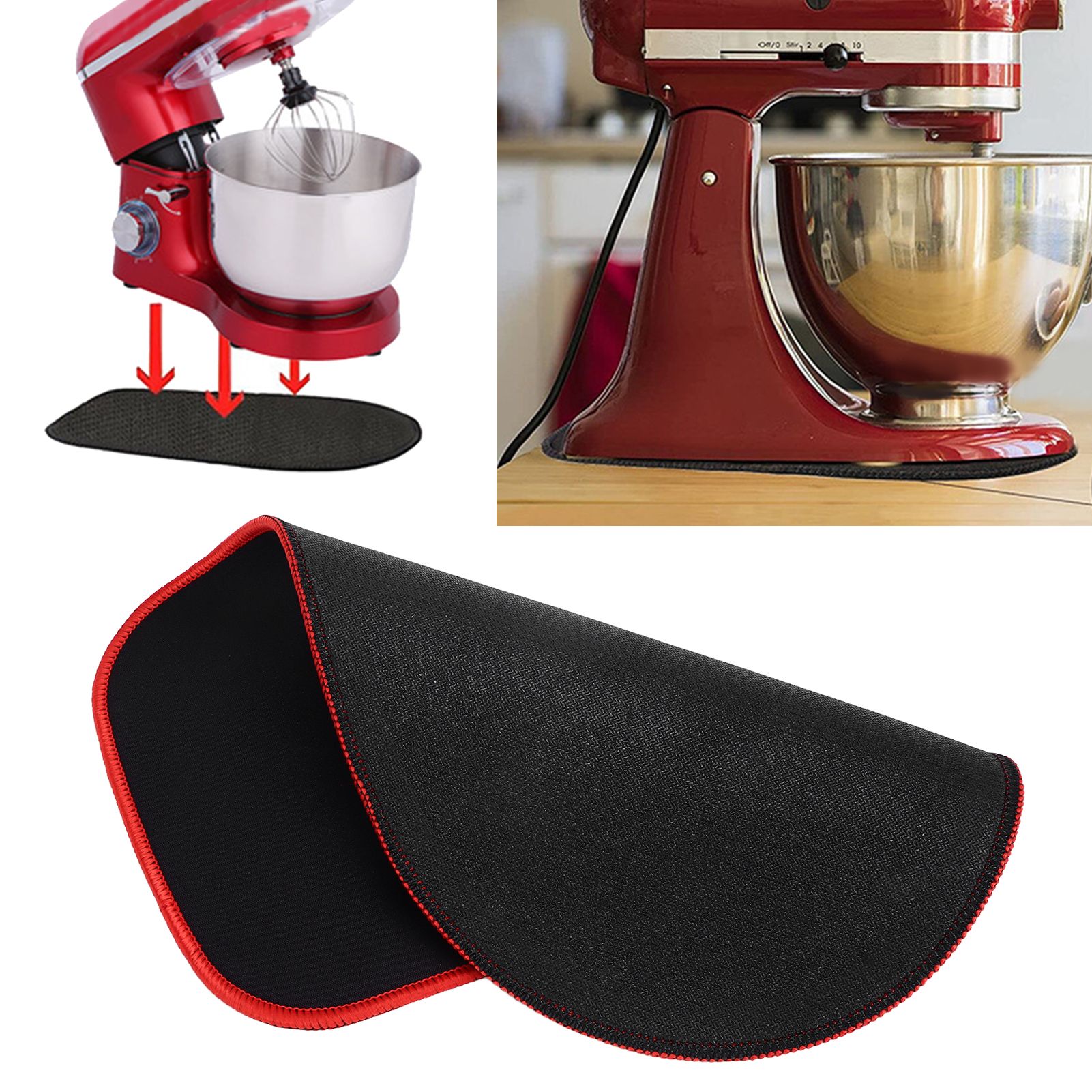 Mixer Sliding Mat Rubber Flexible Countertop Appliance Mixer Mover for Kitchen view 12