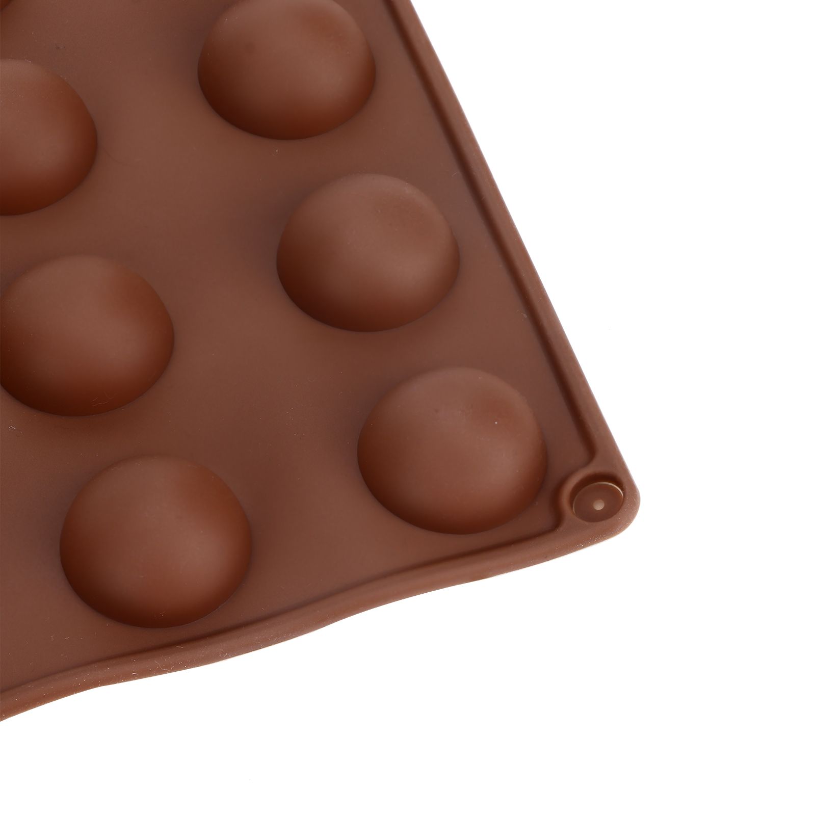 3pcs Silicone Mould 24‑Hole Soft Semi Sphere Baking Mold for Chocolate Jelly view 14