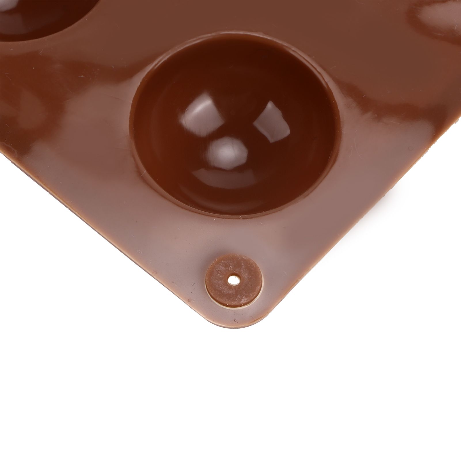 3pcs Silicone Mould 24‑Hole Soft Semi Sphere Baking Mold for Chocolate Jelly view 15