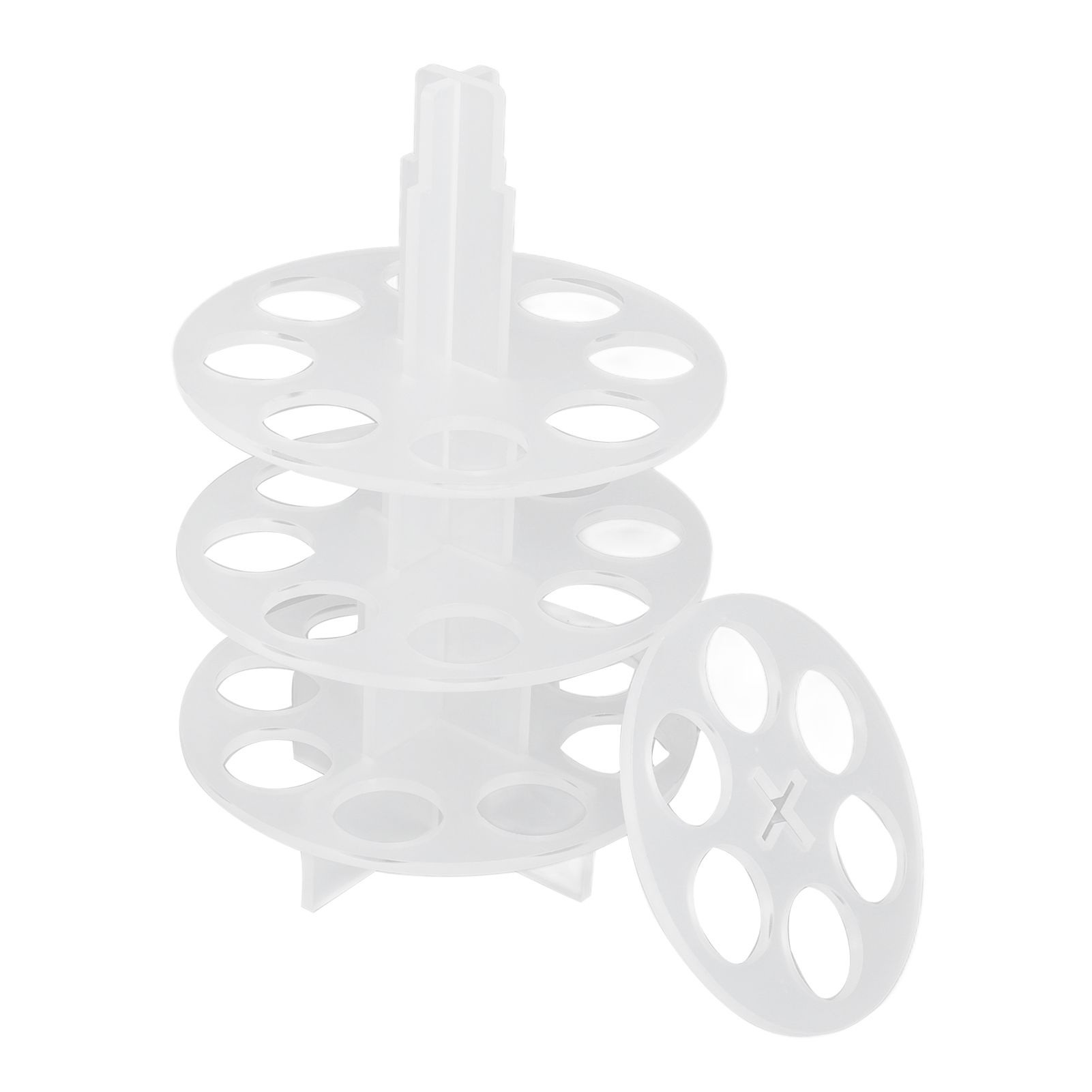 30 Holes Coffee Carousel Holder Coffee Pod Organizer Storage Rack Acrylic view 10