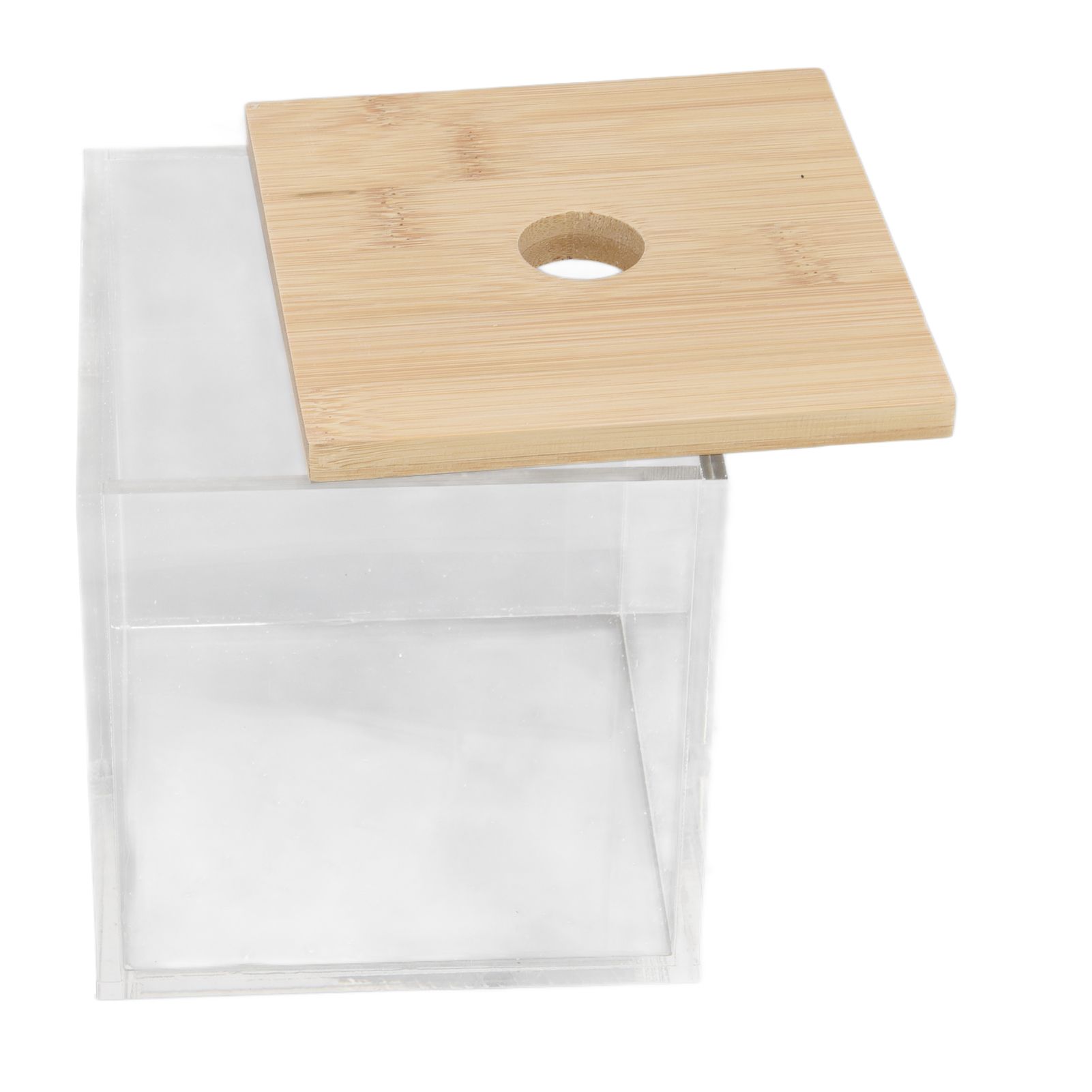 Clear Acrylic Coffee Capsule Holder Box with Lid Storage Box for Coffee Shop view 3