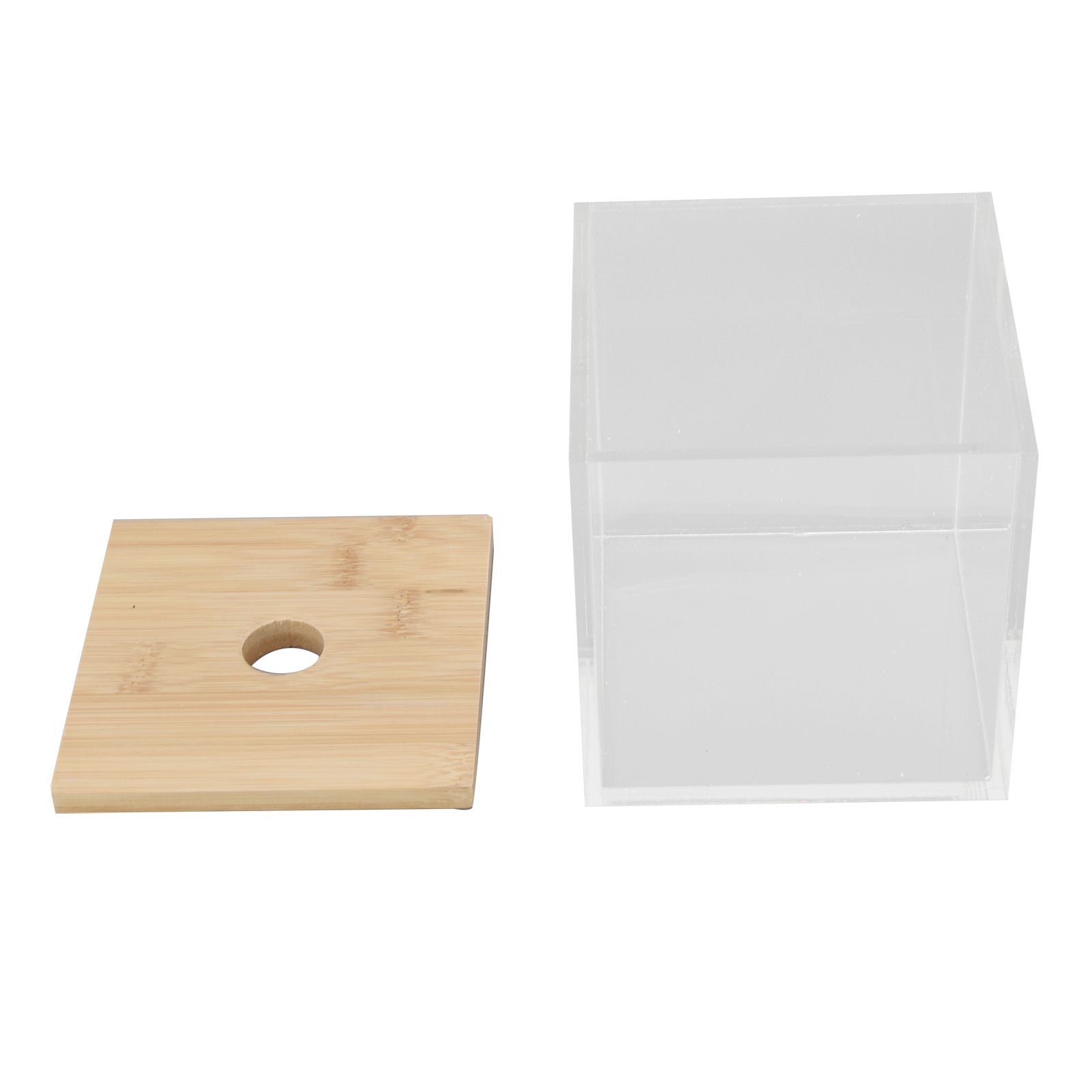 Clear Acrylic Coffee Capsule Holder Box with Lid Storage Box for Coffee Shop view 4