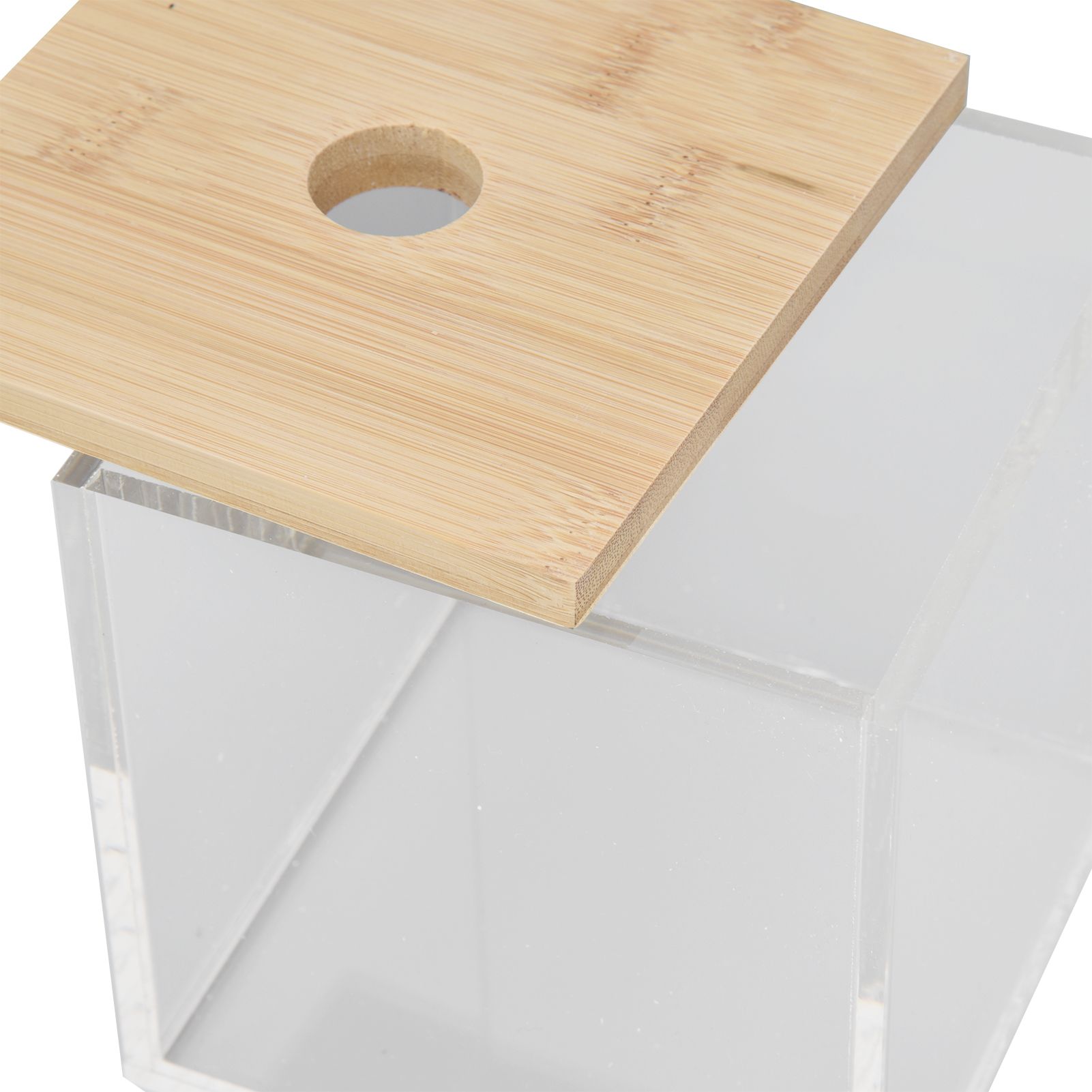 Clear Acrylic Coffee Capsule Holder Box with Lid Storage Box for Coffee Shop view 13