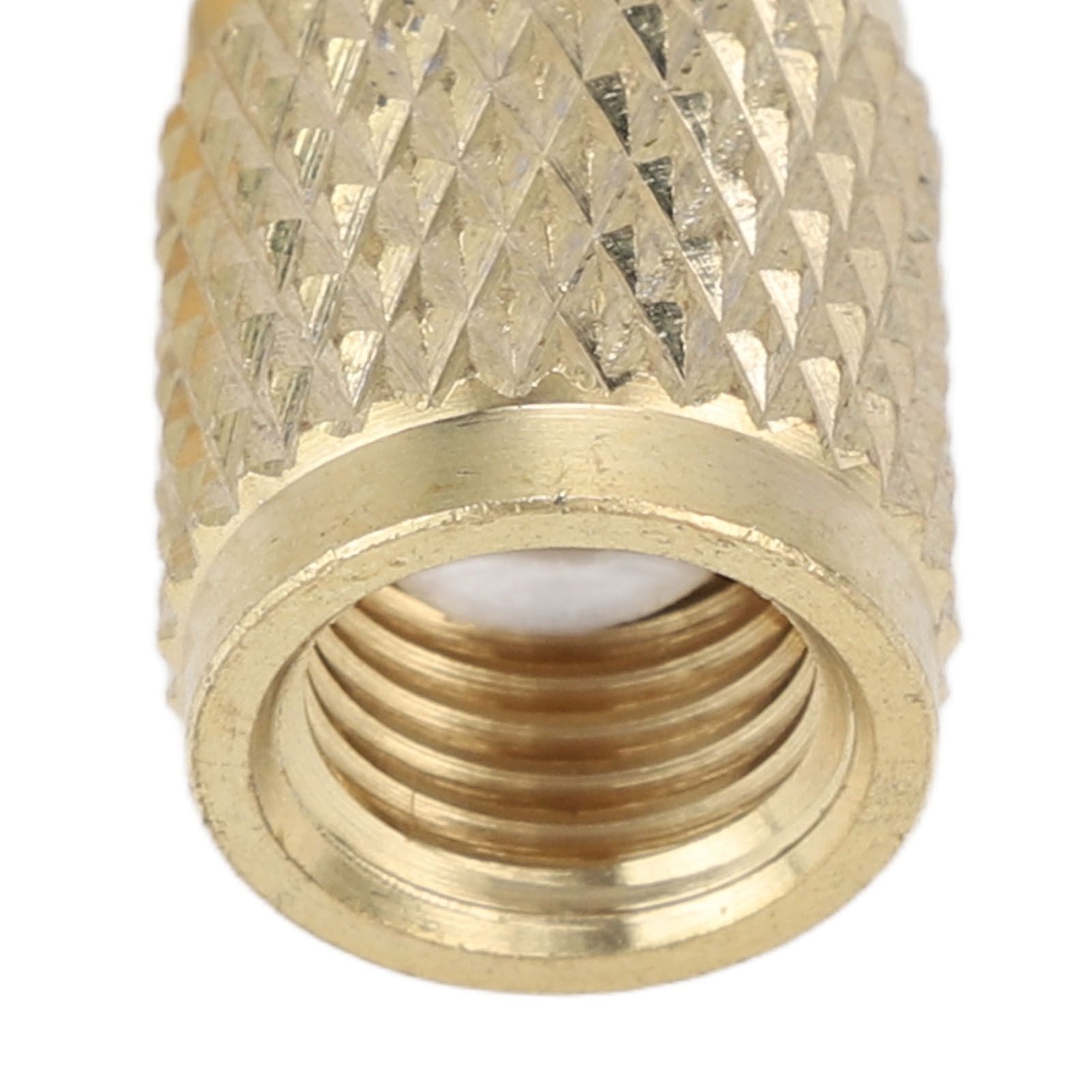 Quick Coupler Tee Adapter with Valve Core Brass 1/4in SAE Sturdy Structure for view 13