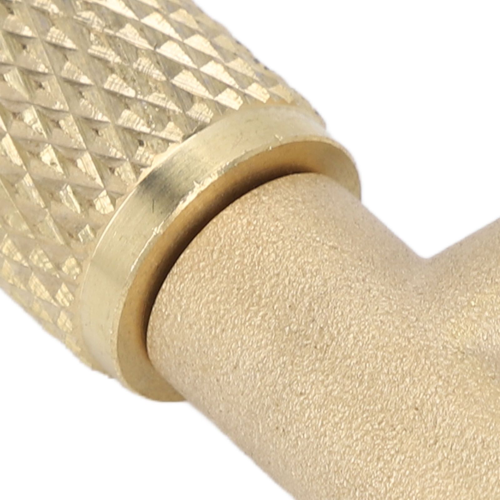 Quick Coupler Tee Adapter with Valve Core Brass 1/4in SAE Sturdy Structure for view 14