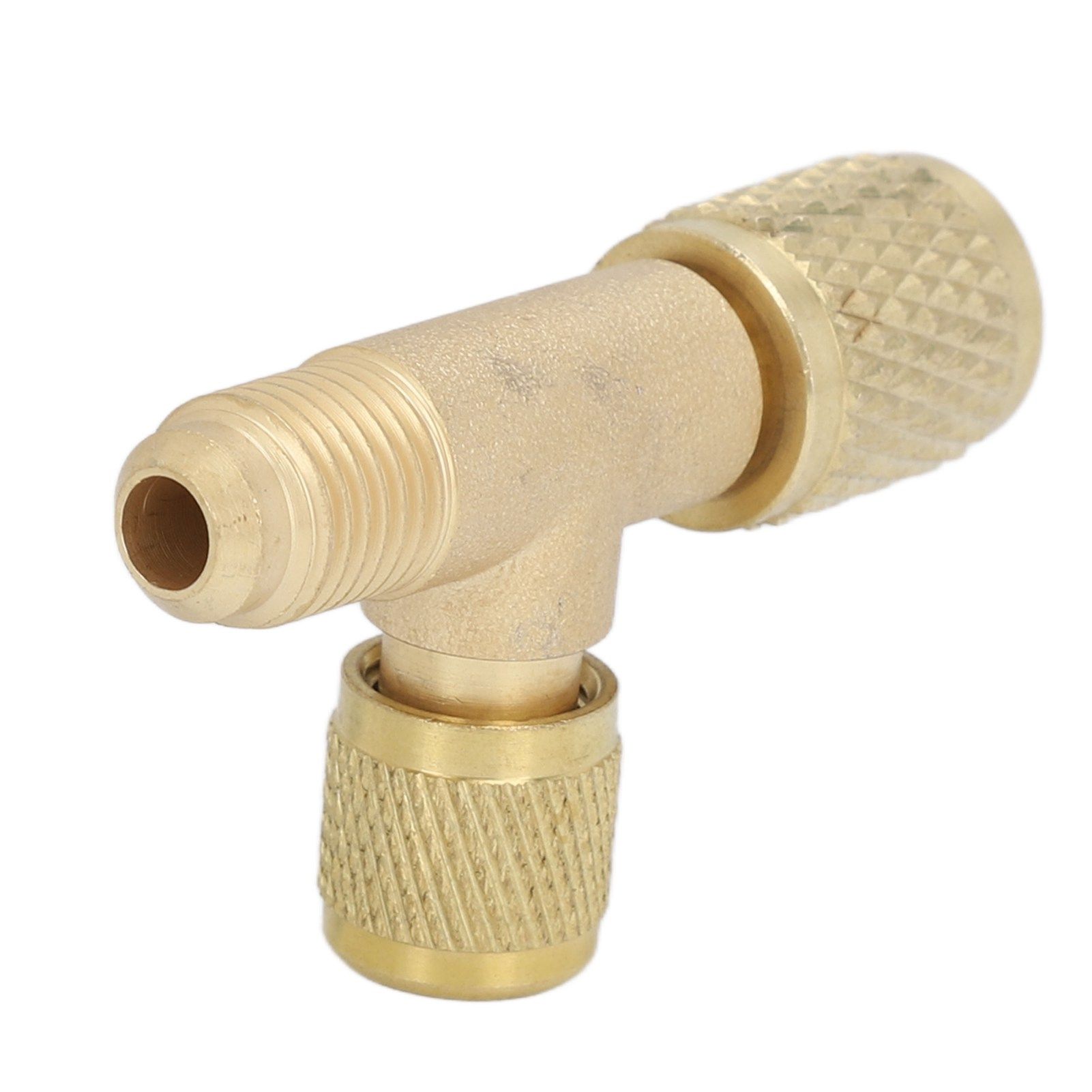 1/4in Valves Core Brass Tee Adapter Quick Coupler Access Tee Fittings for view 14