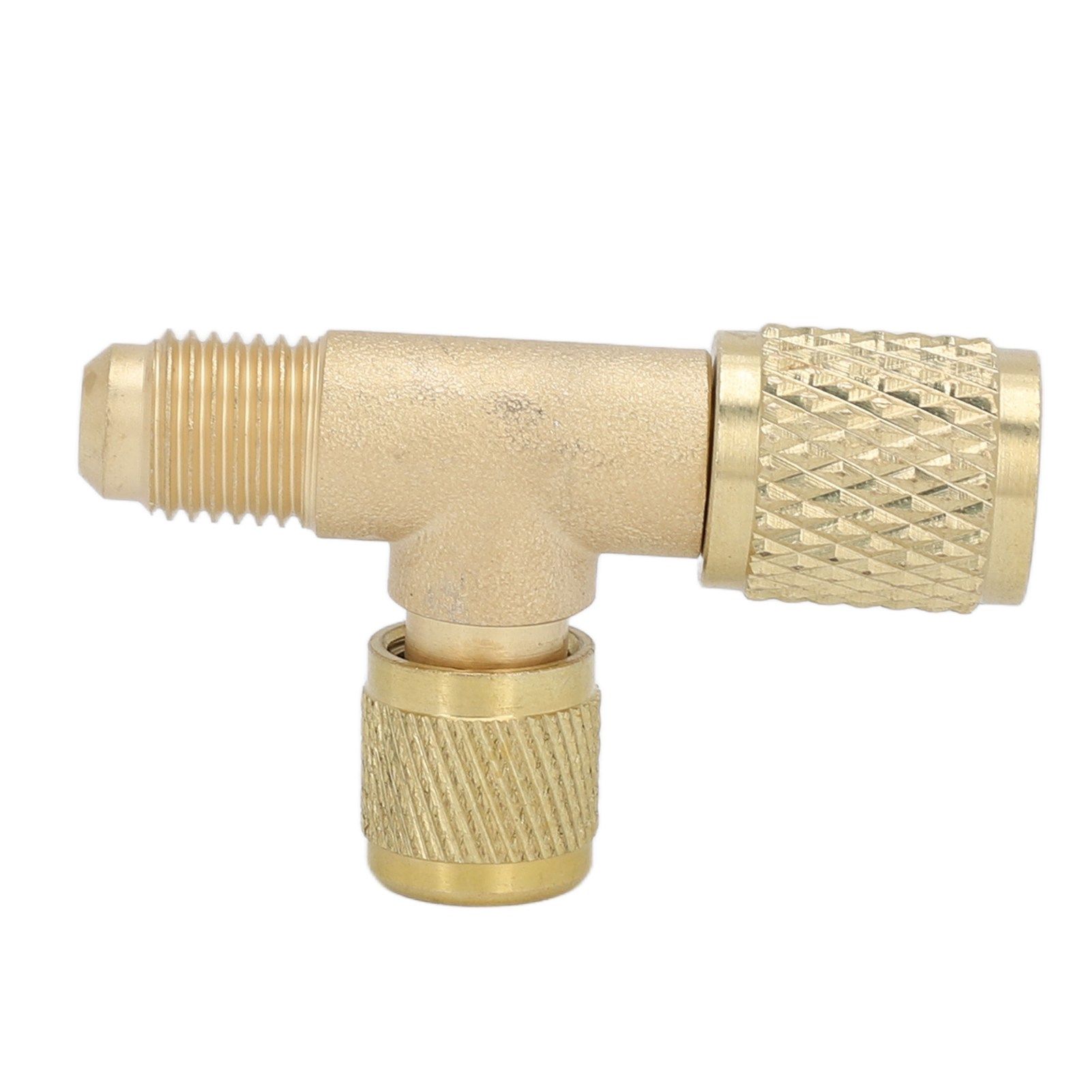 1/4in Valves Core Brass Tee Adapter Quick Coupler Access Tee Fittings for view 15