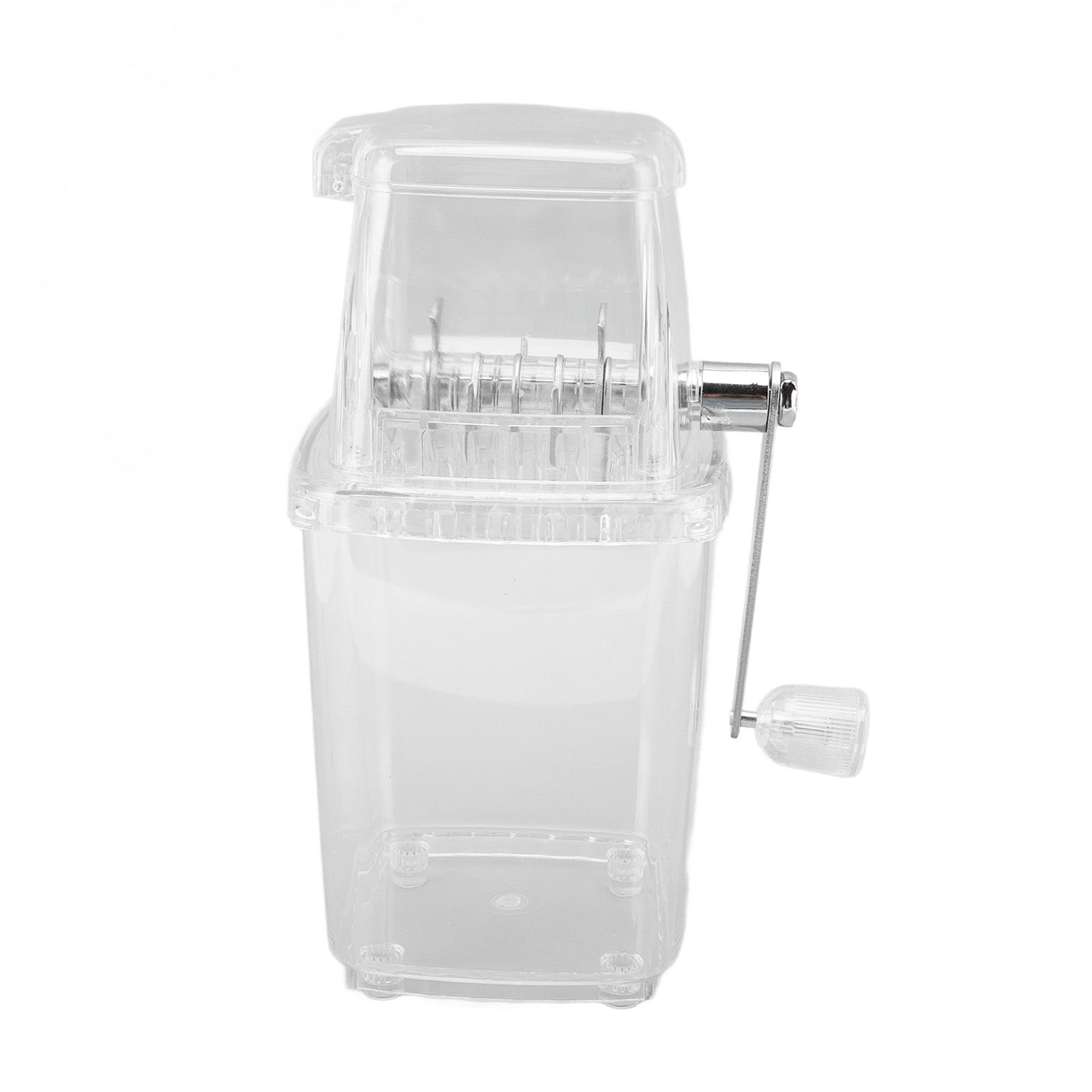 Hand Cranked Ice Crusher Clear Rustproof Multifunctional Manual Ice Crusher view 2
