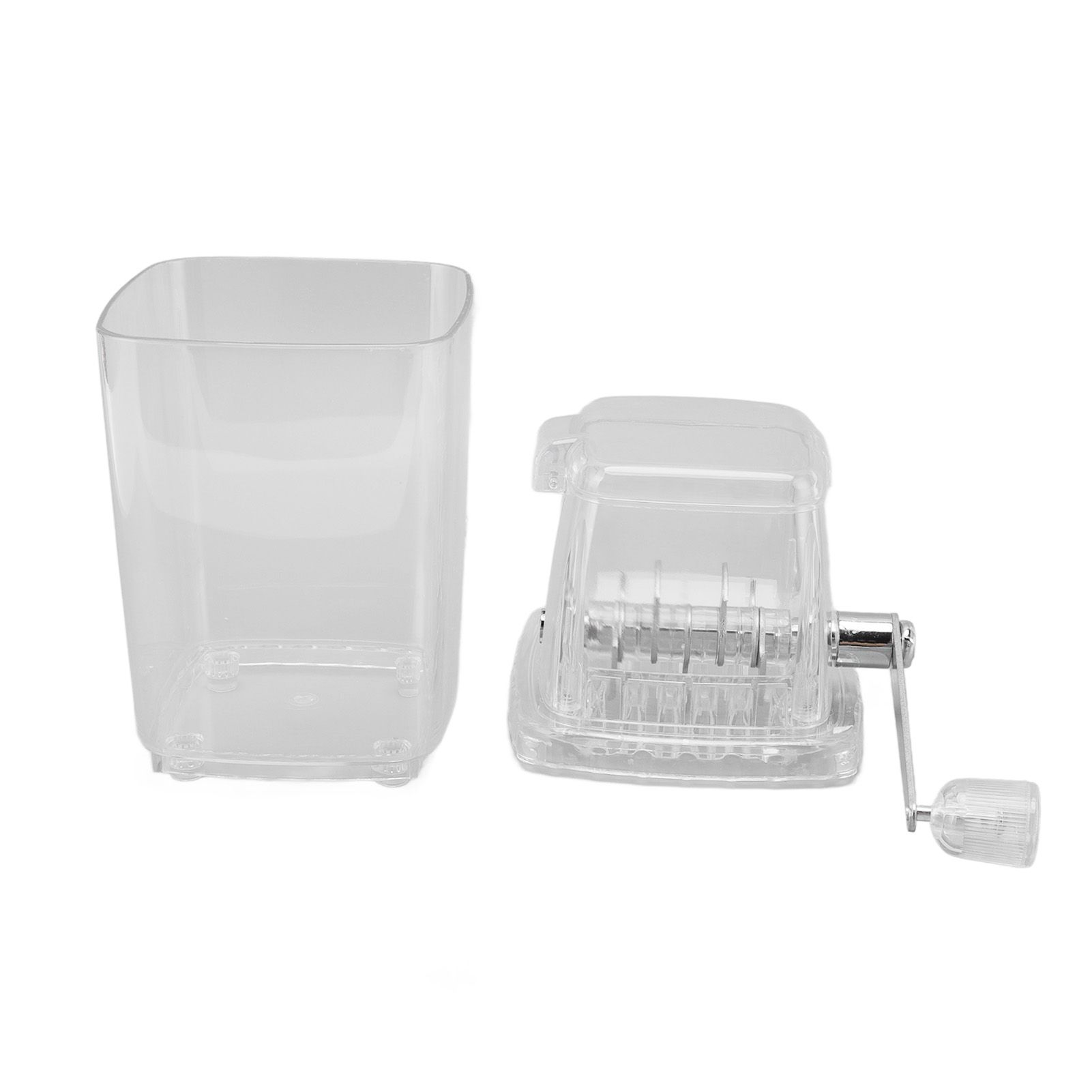 Hand Cranked Ice Crusher Clear Rustproof Multifunctional Manual Ice Crusher view 3
