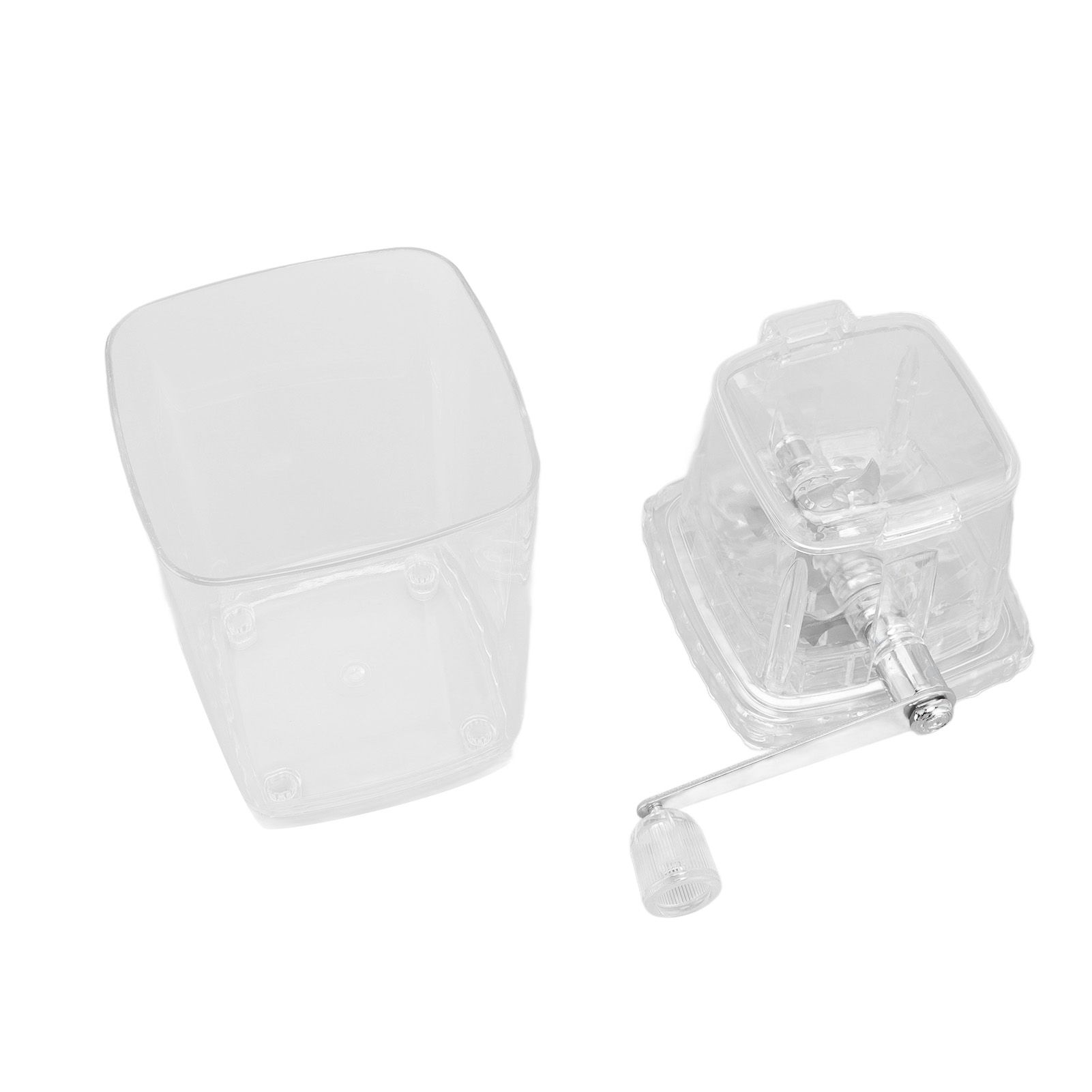Hand Cranked Ice Crusher Clear Rustproof Multifunctional Manual Ice Crusher view 5