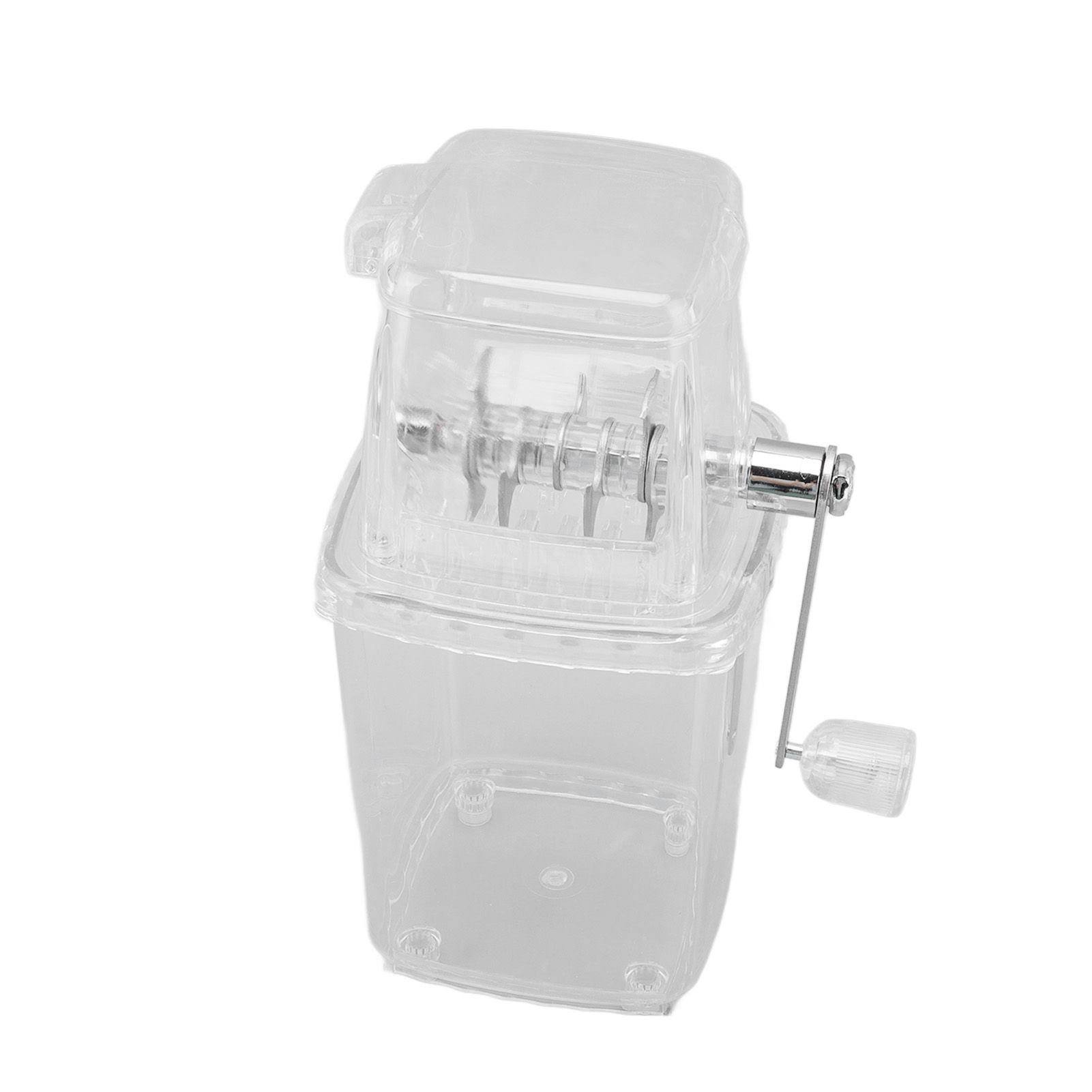 Hand Cranked Ice Crusher Clear Rustproof Multifunctional Manual Ice Crusher view 9