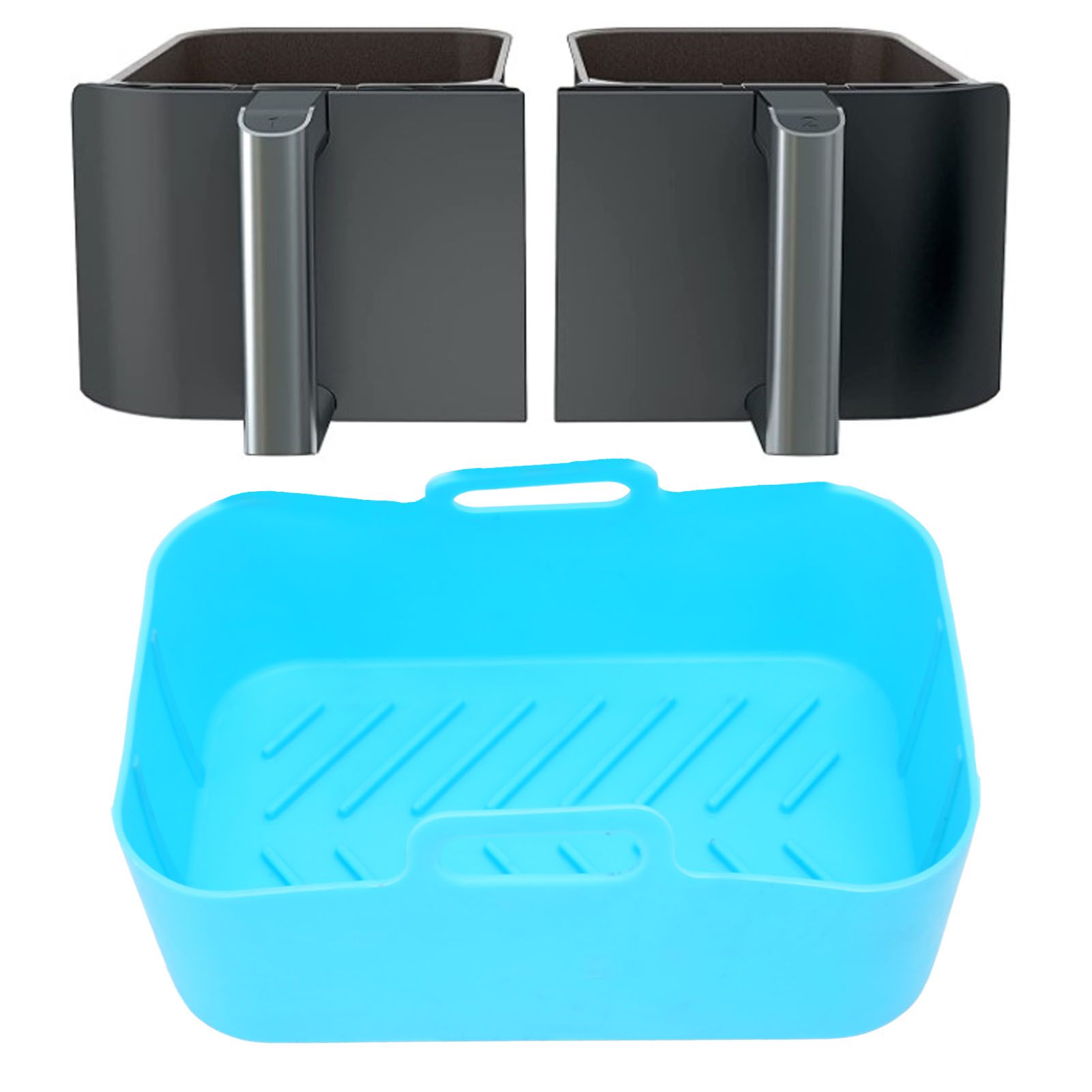 Fryer Silicone Pot Non Stick Reusable Liner Basket Replacement for Ninja DZ201 view 11