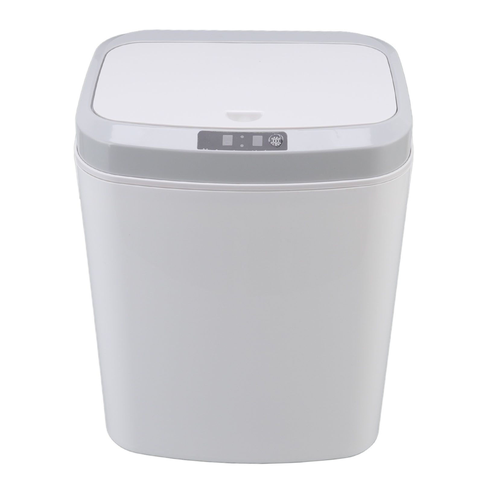 Smart Trash Can 16L Infrared Induction Button Control Manual Mute Household — image 1