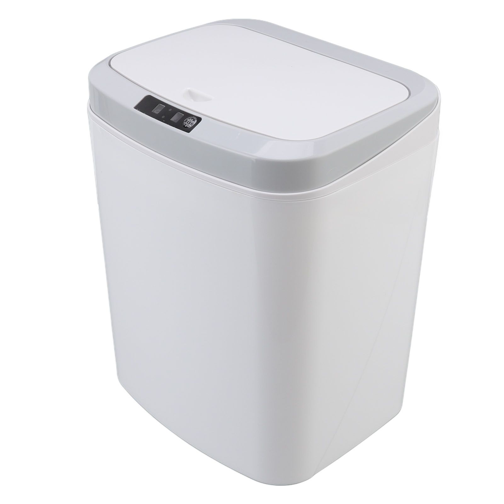 Smart Trash Can 16L Infrared Induction Button Control Manual Mute Household view 4
