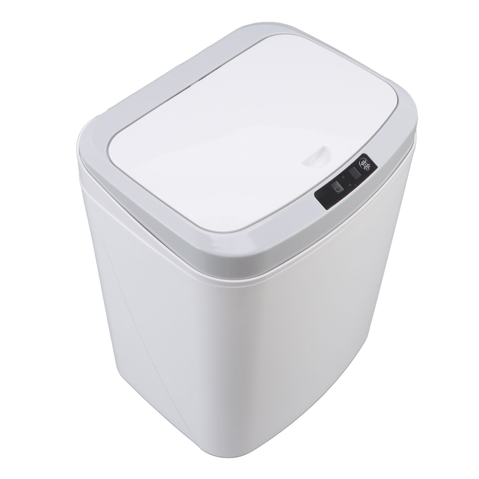 Smart Trash Can 16L Infrared Induction Button Control Manual Mute Household view 6