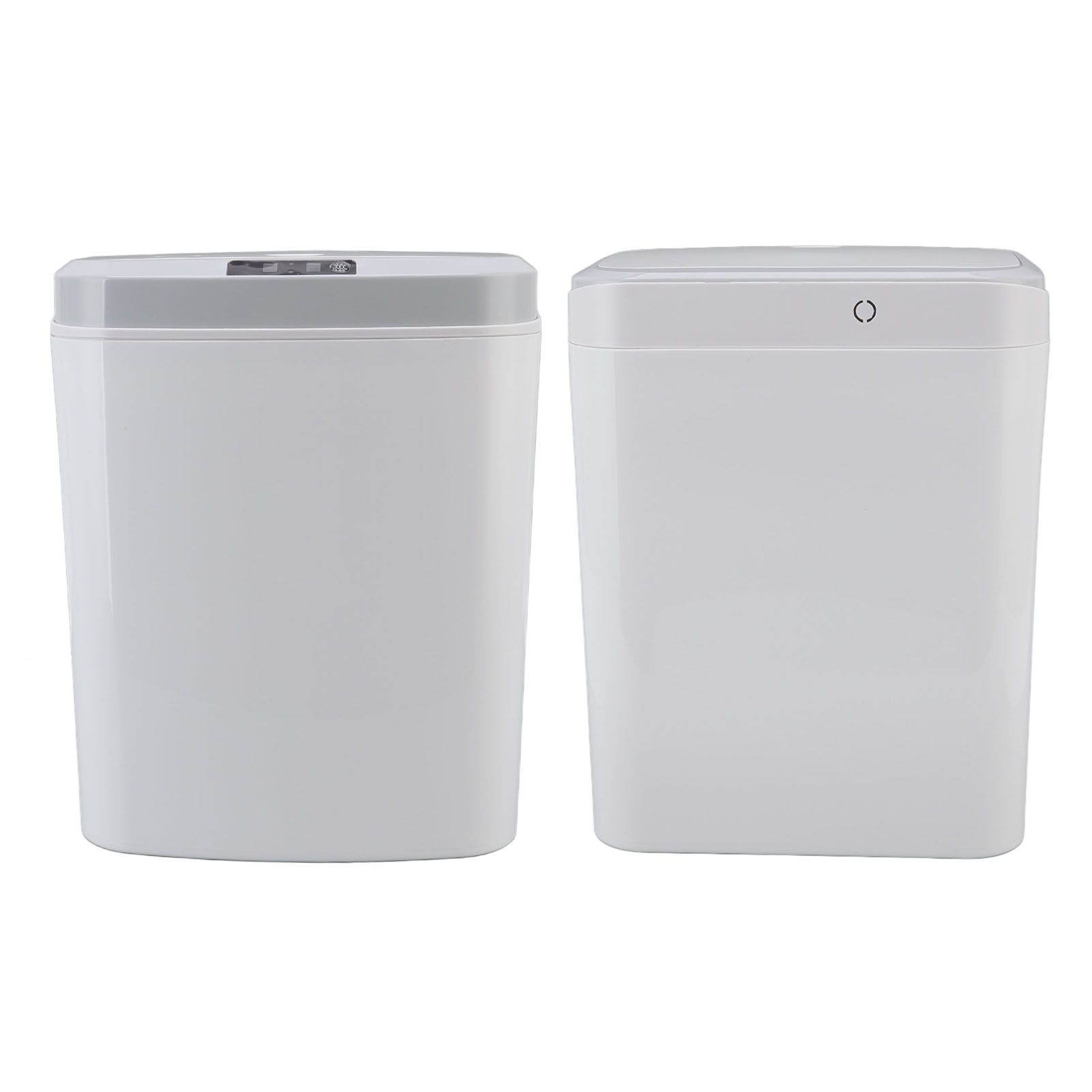 Smart Trash Can 16L Infrared Induction Button Control Manual Mute Household view 7