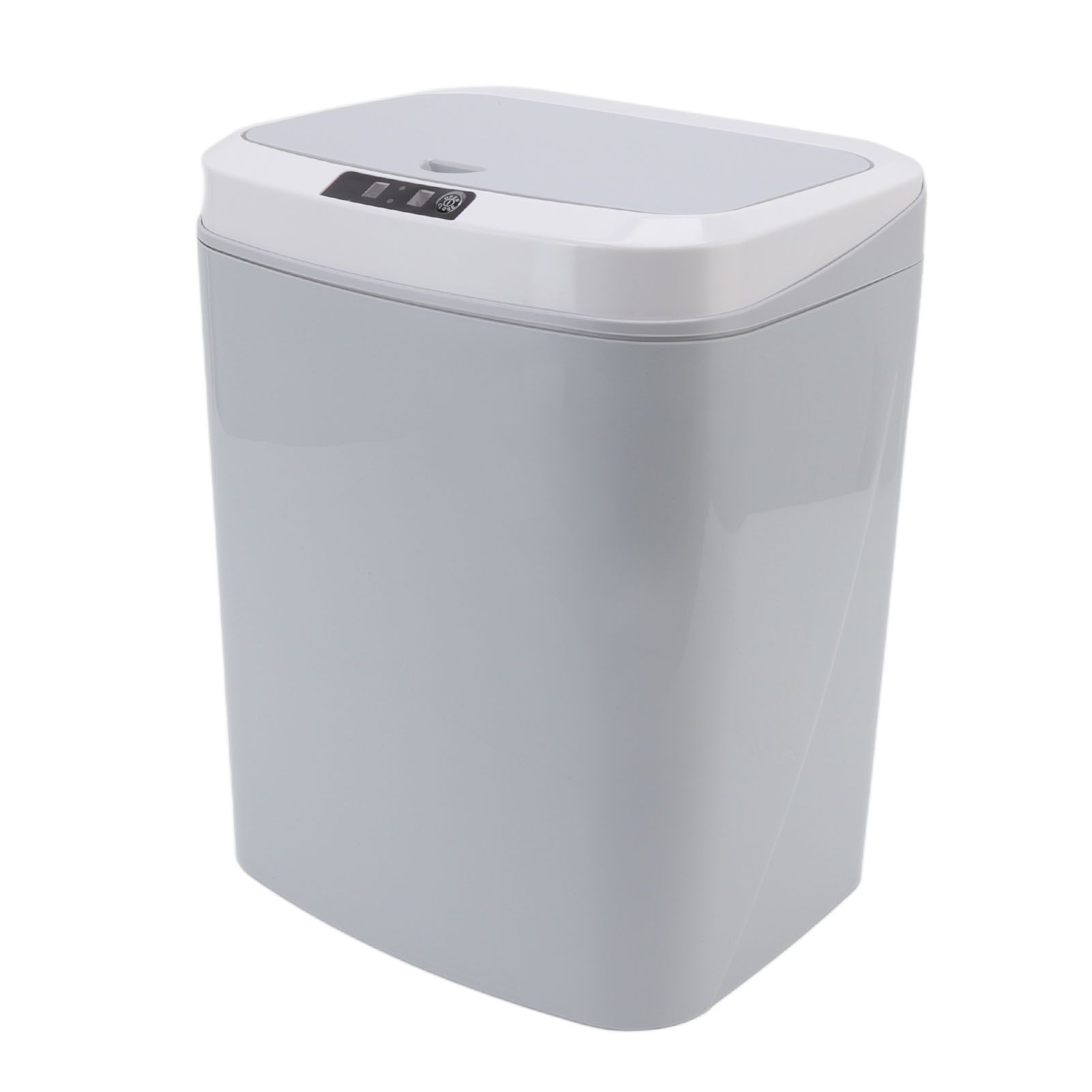 Smart Trash Can 16L Infrared Induction Button Control Manual Mute Household view 2