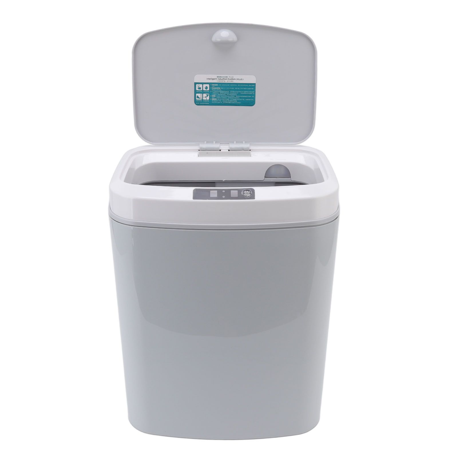 Smart Trash Can 16L Infrared Induction Button Control Manual Mute Household view 5