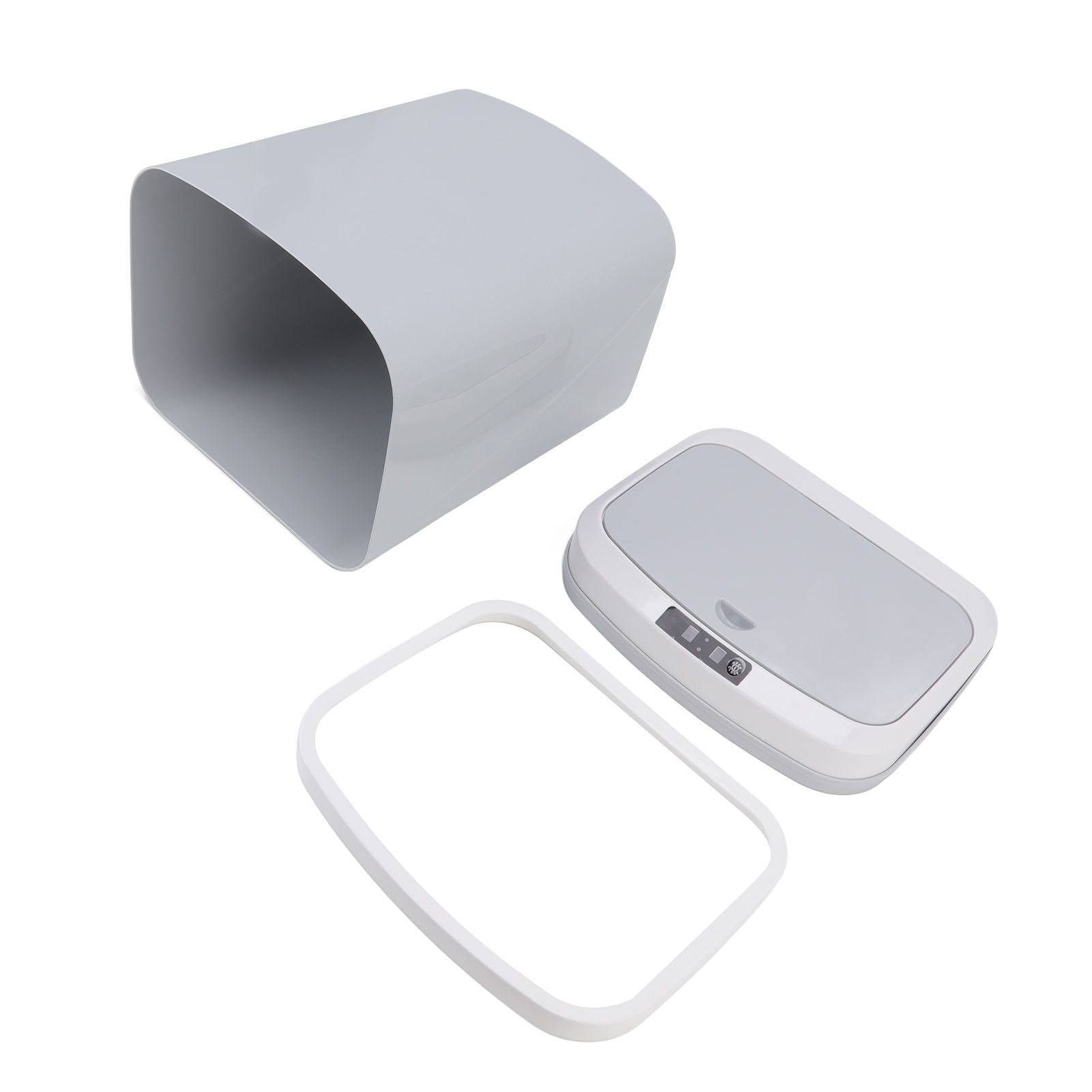 Smart Trash Can 16L Infrared Induction Button Control Manual Mute Household view 8