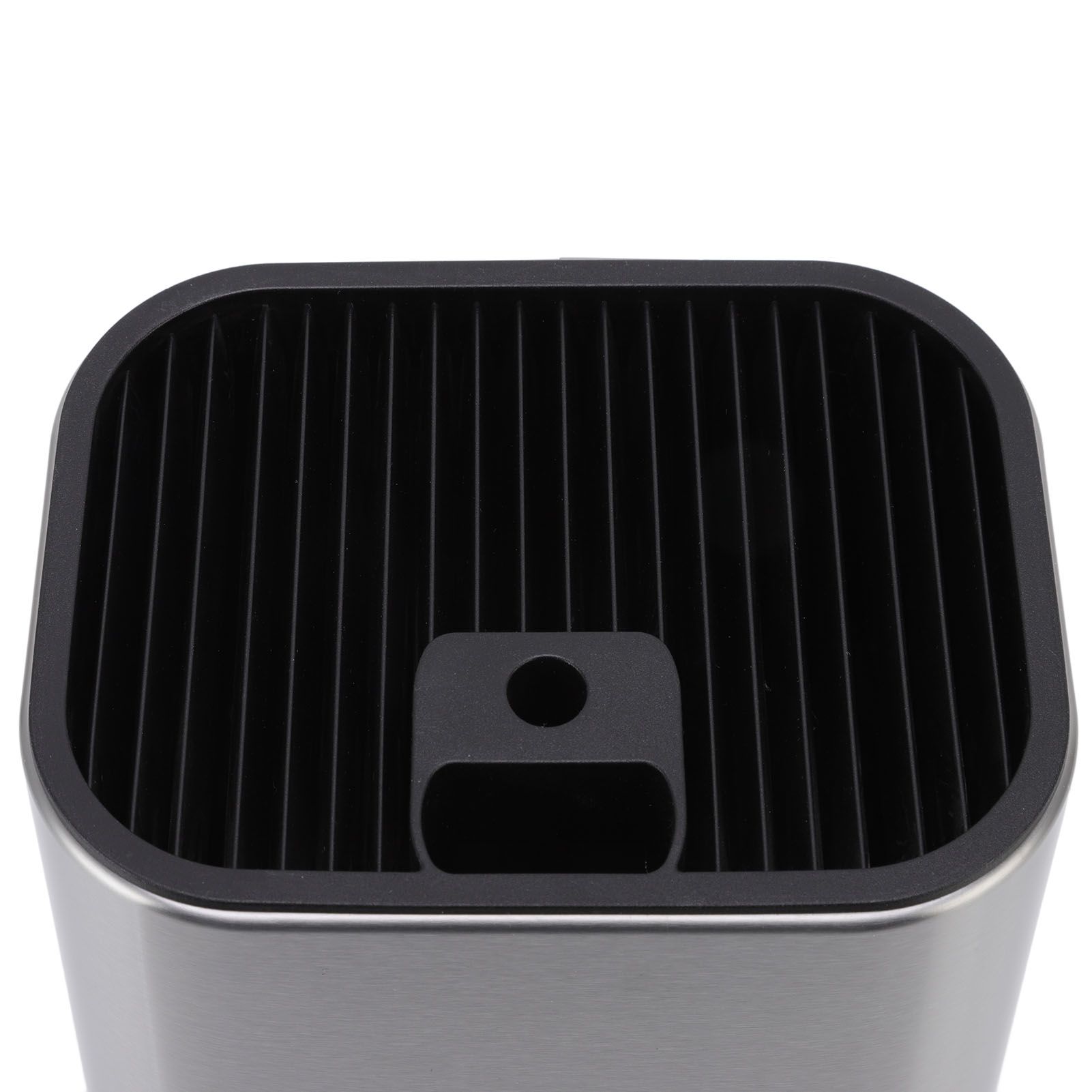 Knife Block Holder Plug in Type Stainless Steel Knife Organizer for Home view 14
