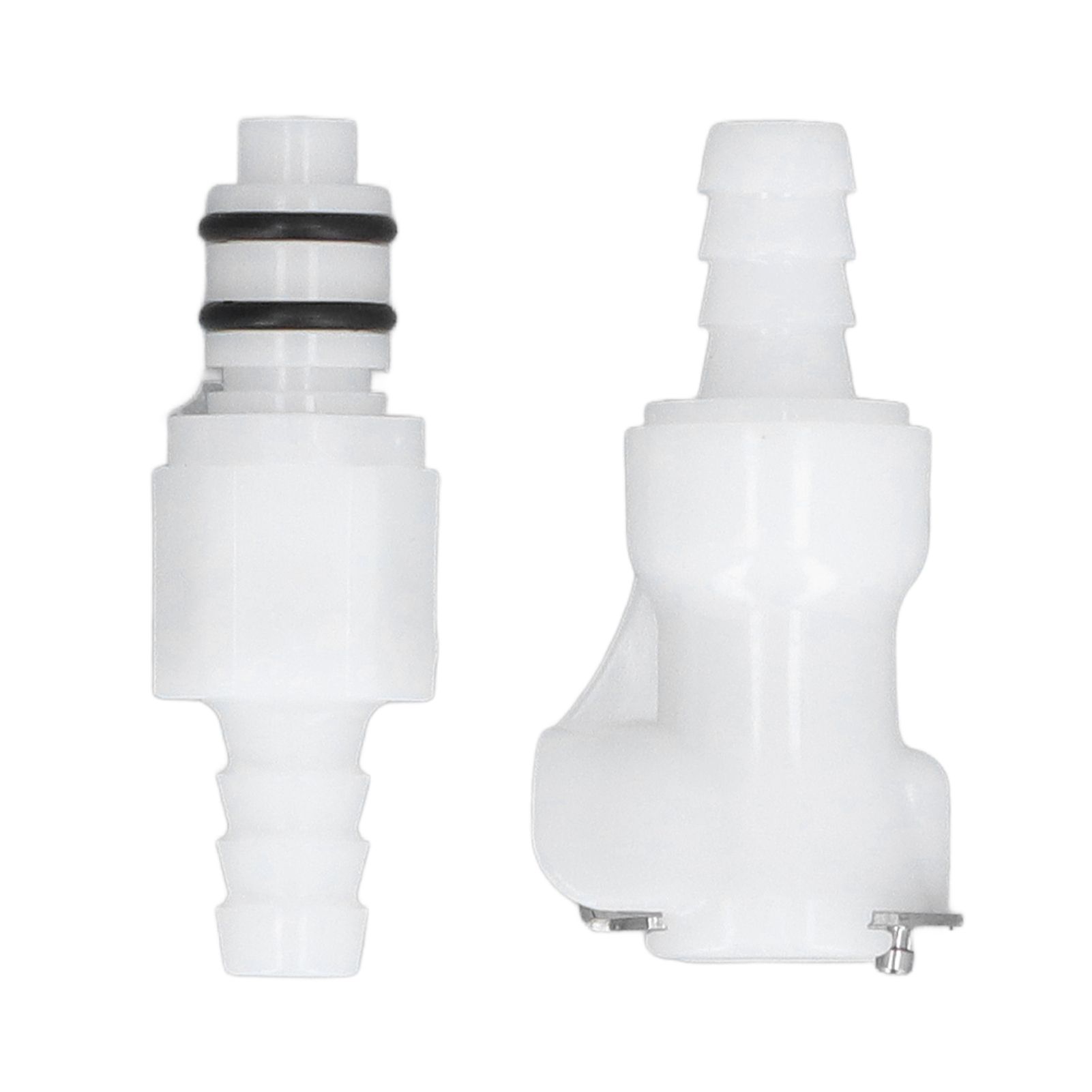 Plastic Hose Quick Connector 5/16 Tube with Shut Off Food Grade Plastic Water view 3