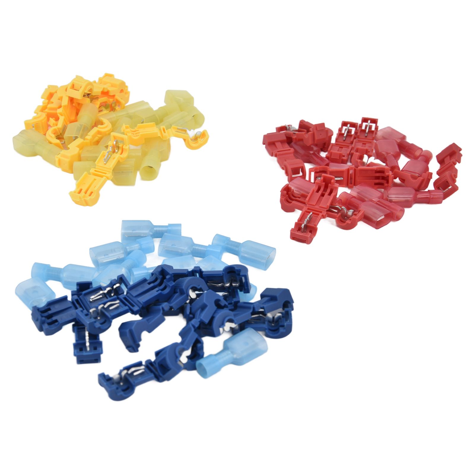 Disconnect Connector Kit T Shape Electrical Insulated Terminals for Home view 2