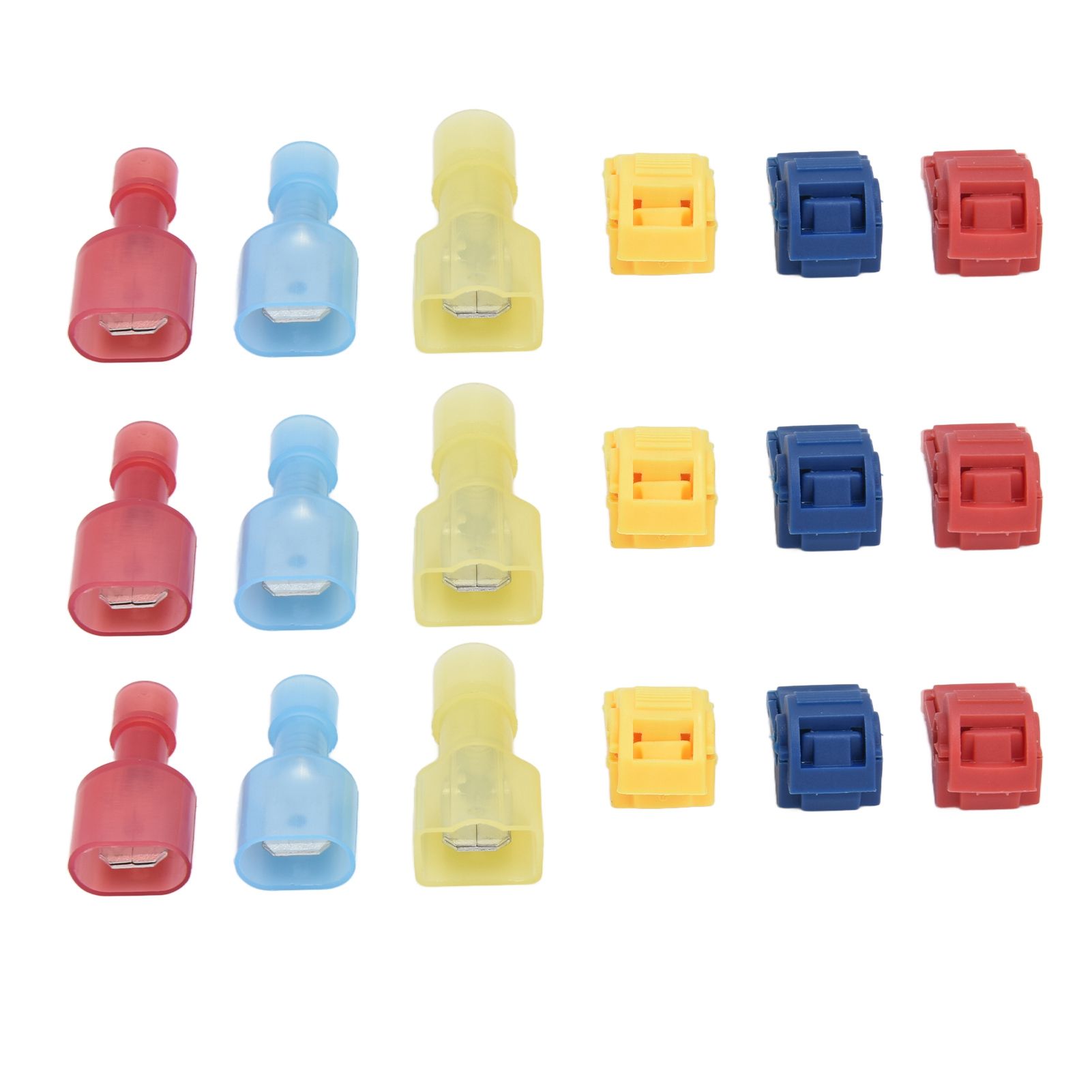 Disconnect Connector Kit T Shape Electrical Insulated Terminals for Home view 4