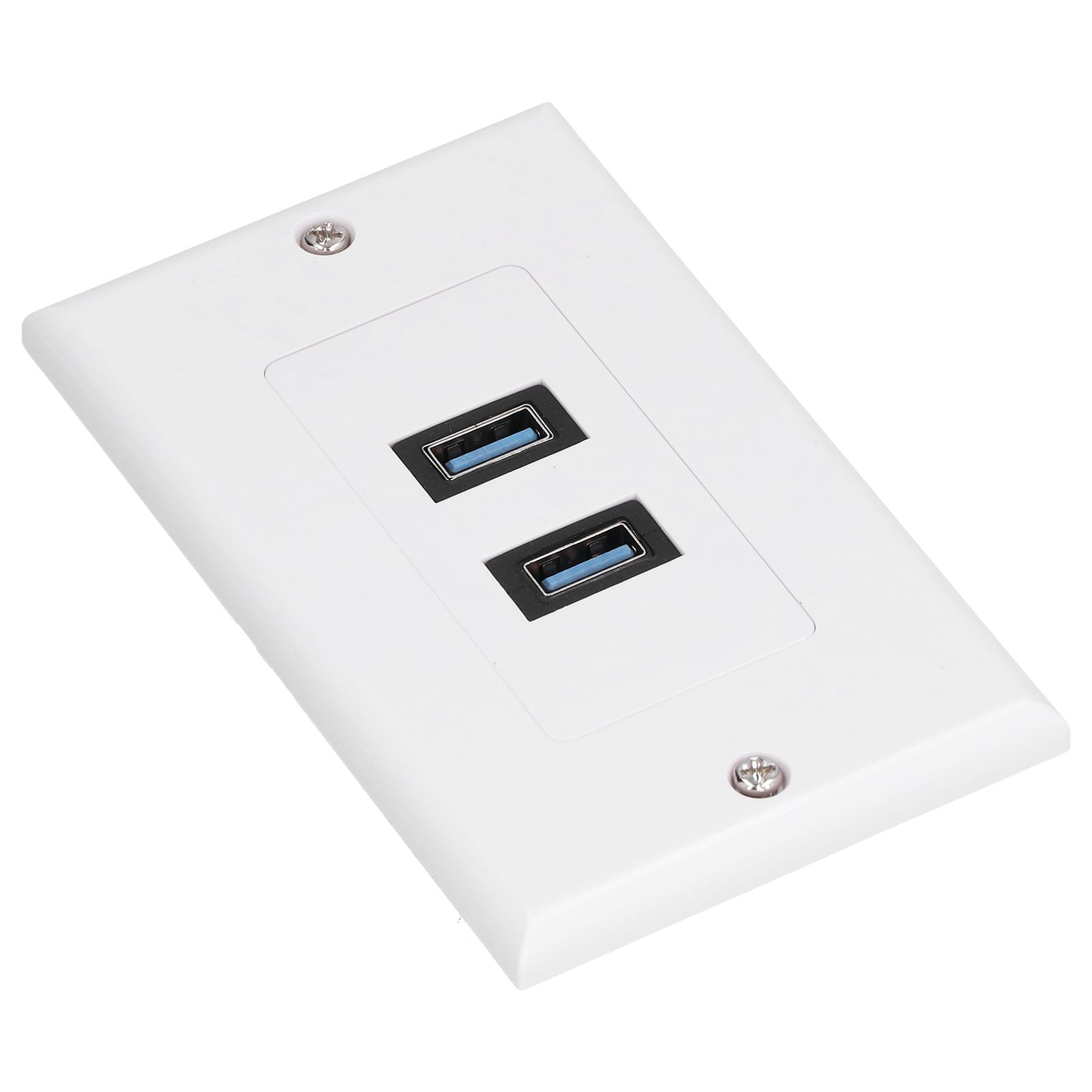 USB 3.0 Wall Plate Data Transmission 2 Port USB 3.0 Component Composite Wall view 6