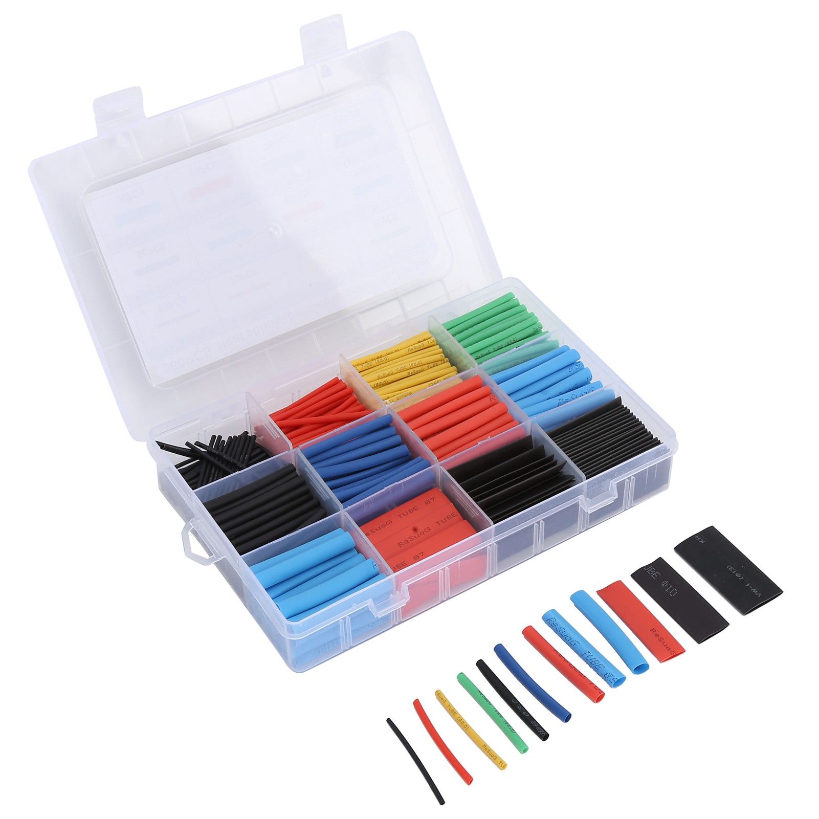560 Pcs Heat Shrink Tube Wire Shrink Wrap Flame Retardant Insulated Heat view 3