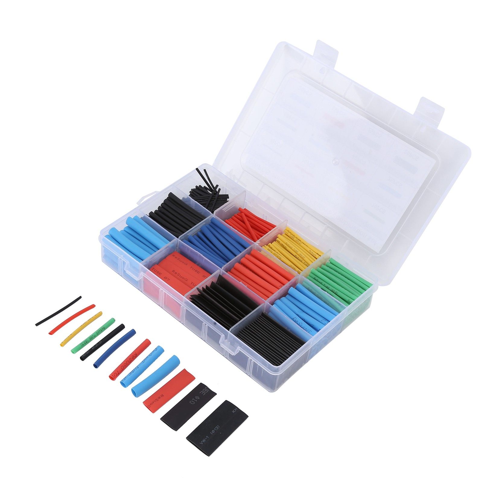 560 Pcs Heat Shrink Tube Wire Shrink Wrap Flame Retardant Insulated Heat view 5