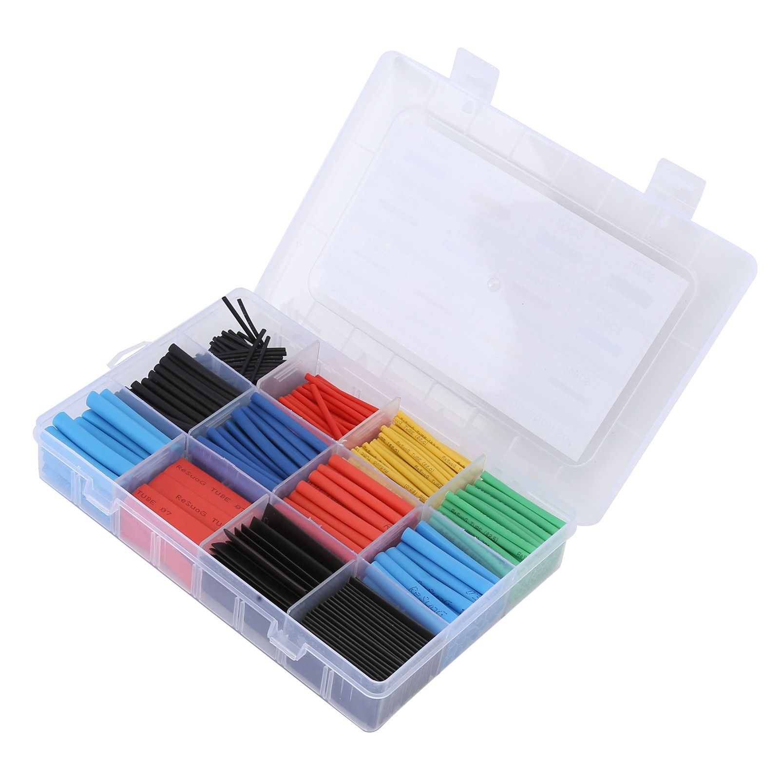 560 Pcs Heat Shrink Tube Wire Shrink Wrap Flame Retardant Insulated Heat view 6