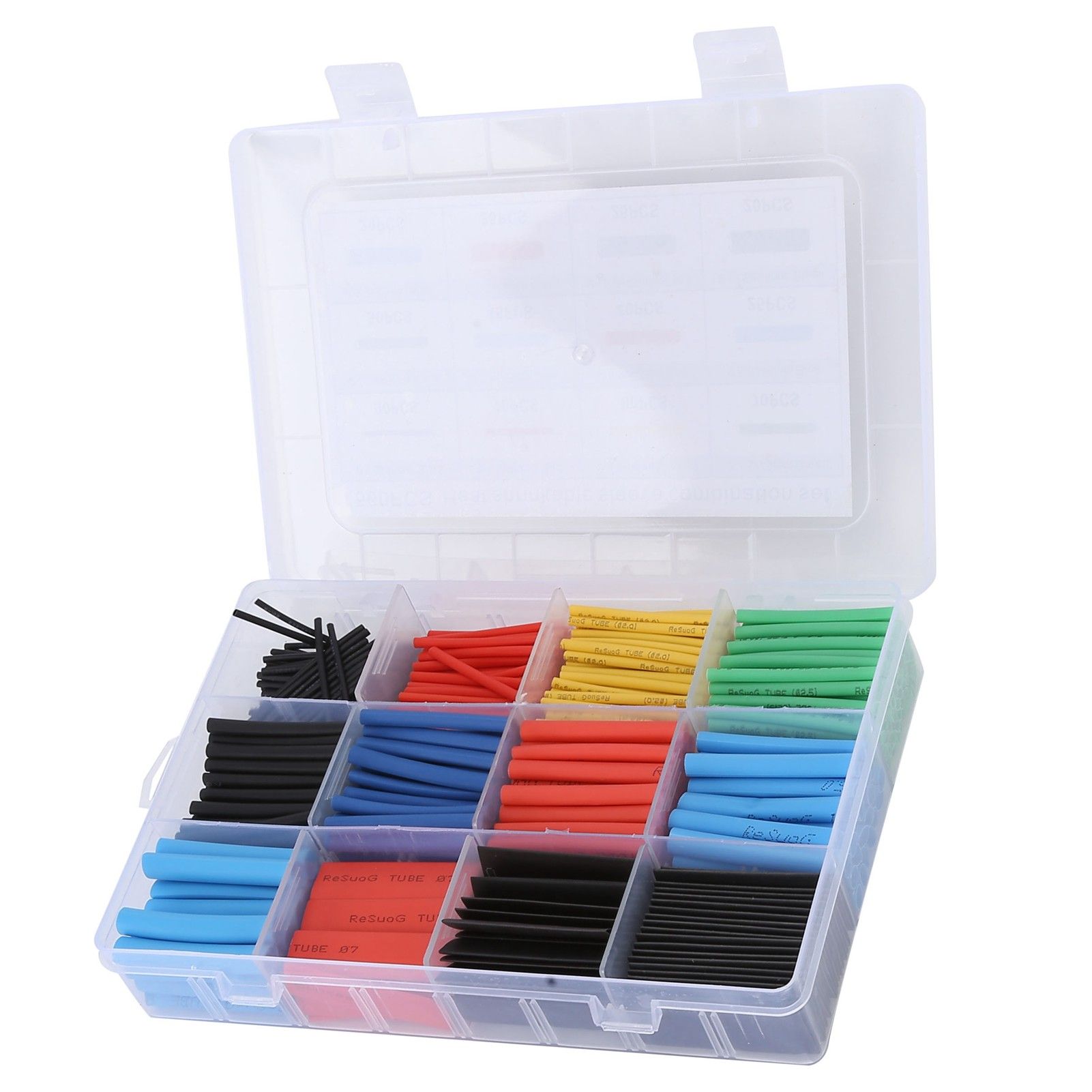 560 Pcs Heat Shrink Tube Wire Shrink Wrap Flame Retardant Insulated Heat view 10