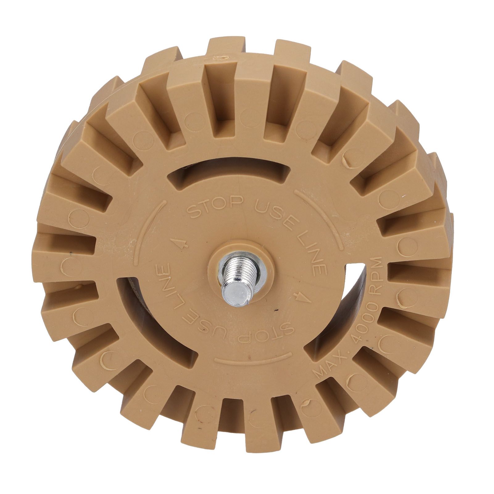 Rubber Eraser Wheel Adhesive Pinstripe Removal Tool for Paint Chrome Windows view 6