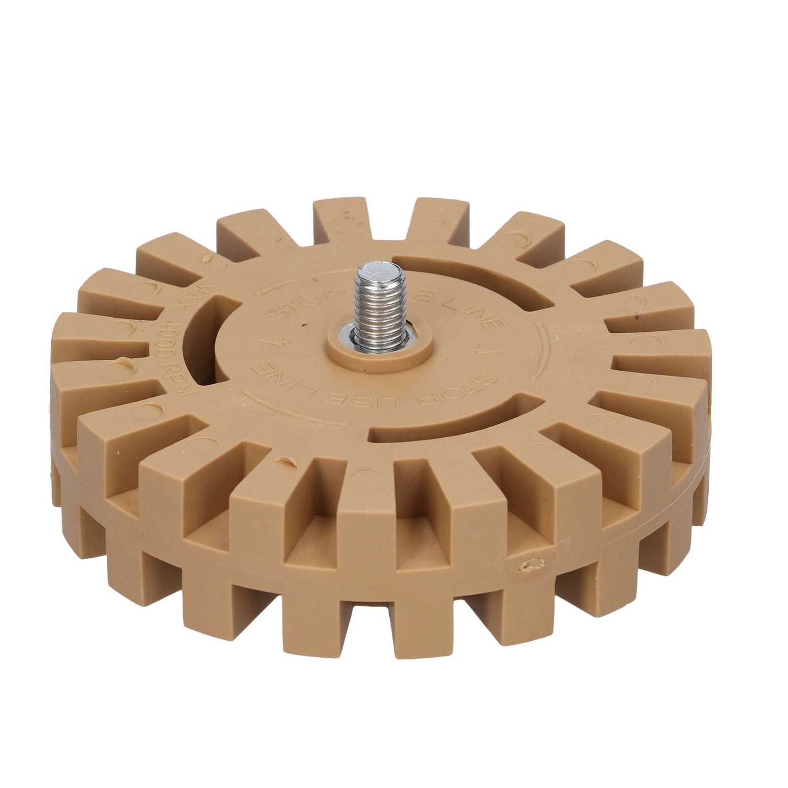 Rubber Eraser Wheel Adhesive Pinstripe Removal Tool for Paint Chrome Windows view 7