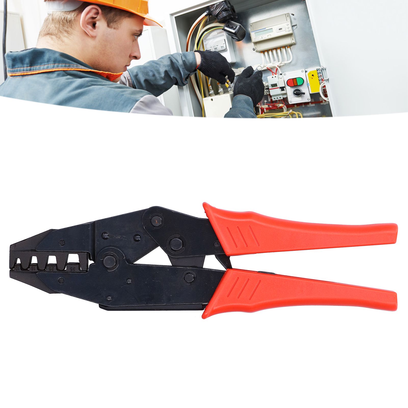 HS‑35WF Wire Terminal Crimper Tool Cold Pressing Insulated Terminal Crimper view 11