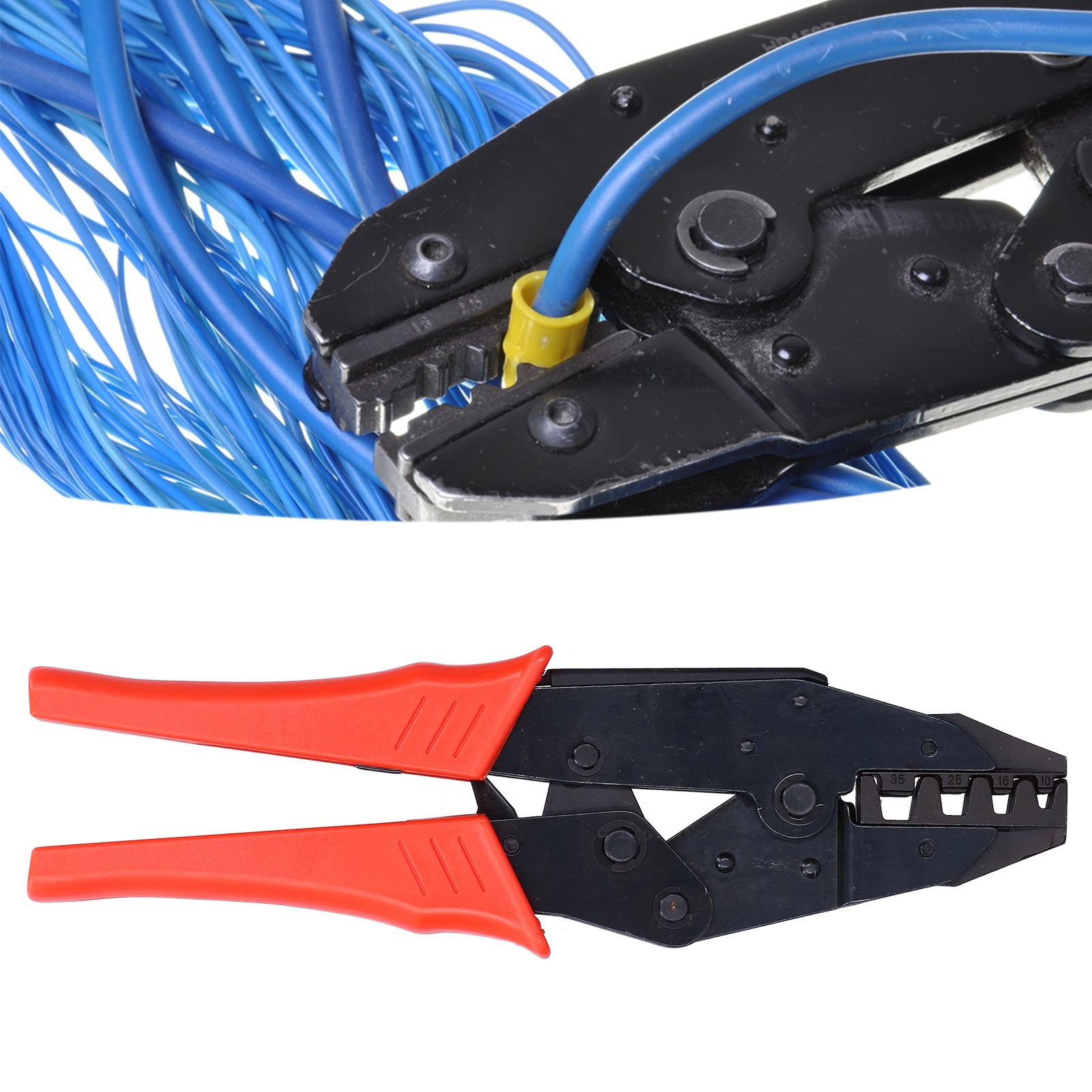 HS‑35WF Wire Terminal Crimper Tool Cold Pressing Insulated Terminal Crimper view 12