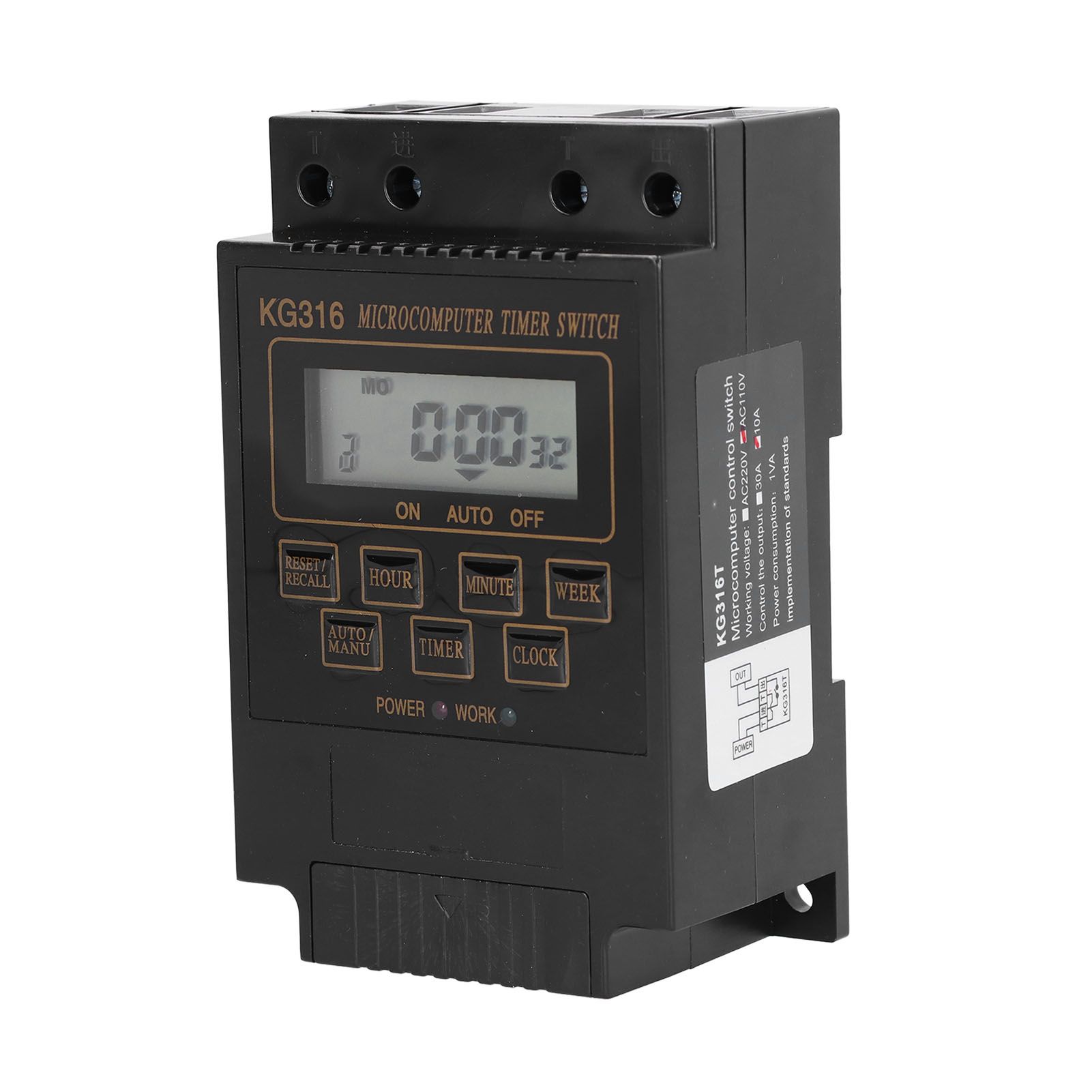 110V Timer Switch Kg316t Automatic Timing Controller 10A for Outdoor Street view 3
