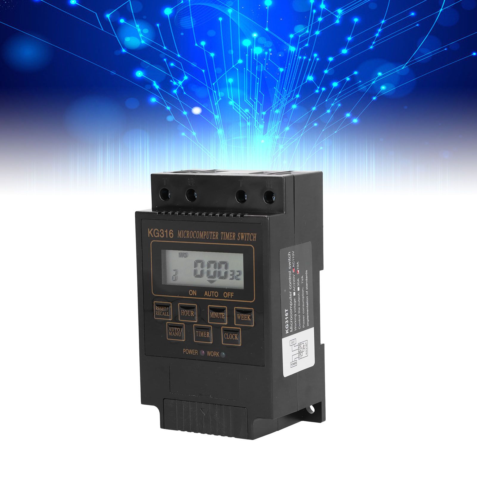 110V Timer Switch Kg316t Automatic Timing Controller 10A for Outdoor Street view 11