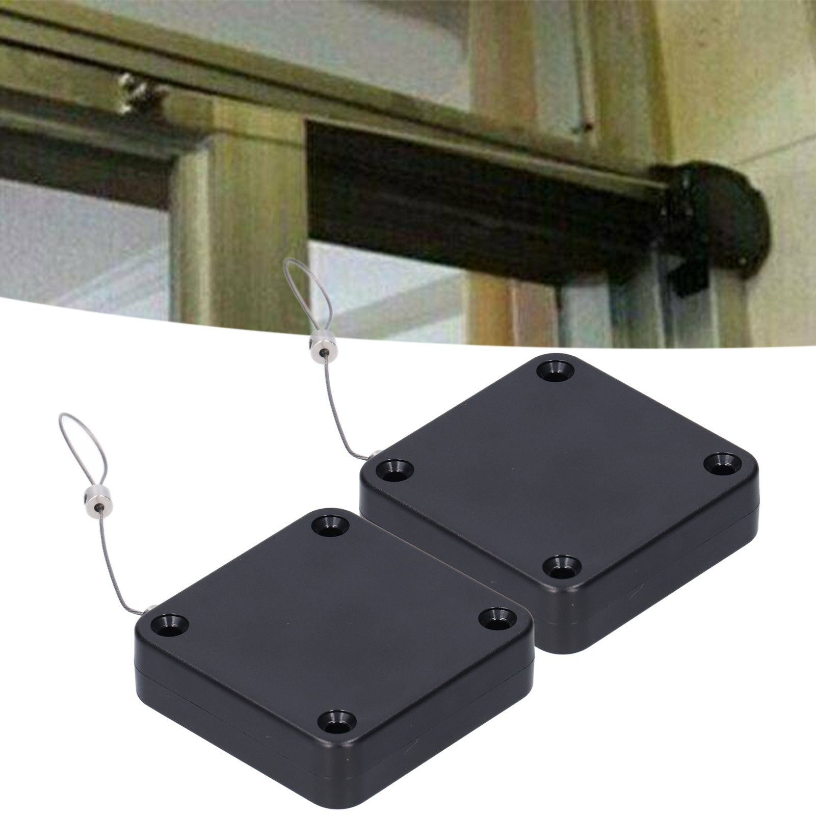 2Pcs Automatic Door Closer Punch Free Multifunctional 800G Pull Strong Tensile view 11