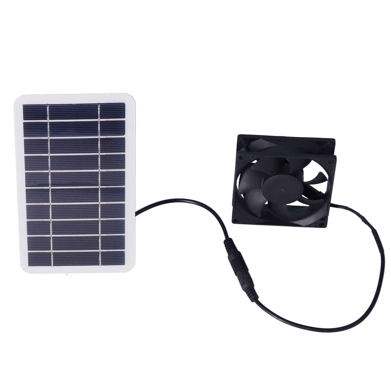 2.5W Solar Panel Fan Solar Pet Exhaust Air Flowing Fan for Outdoor Breeding