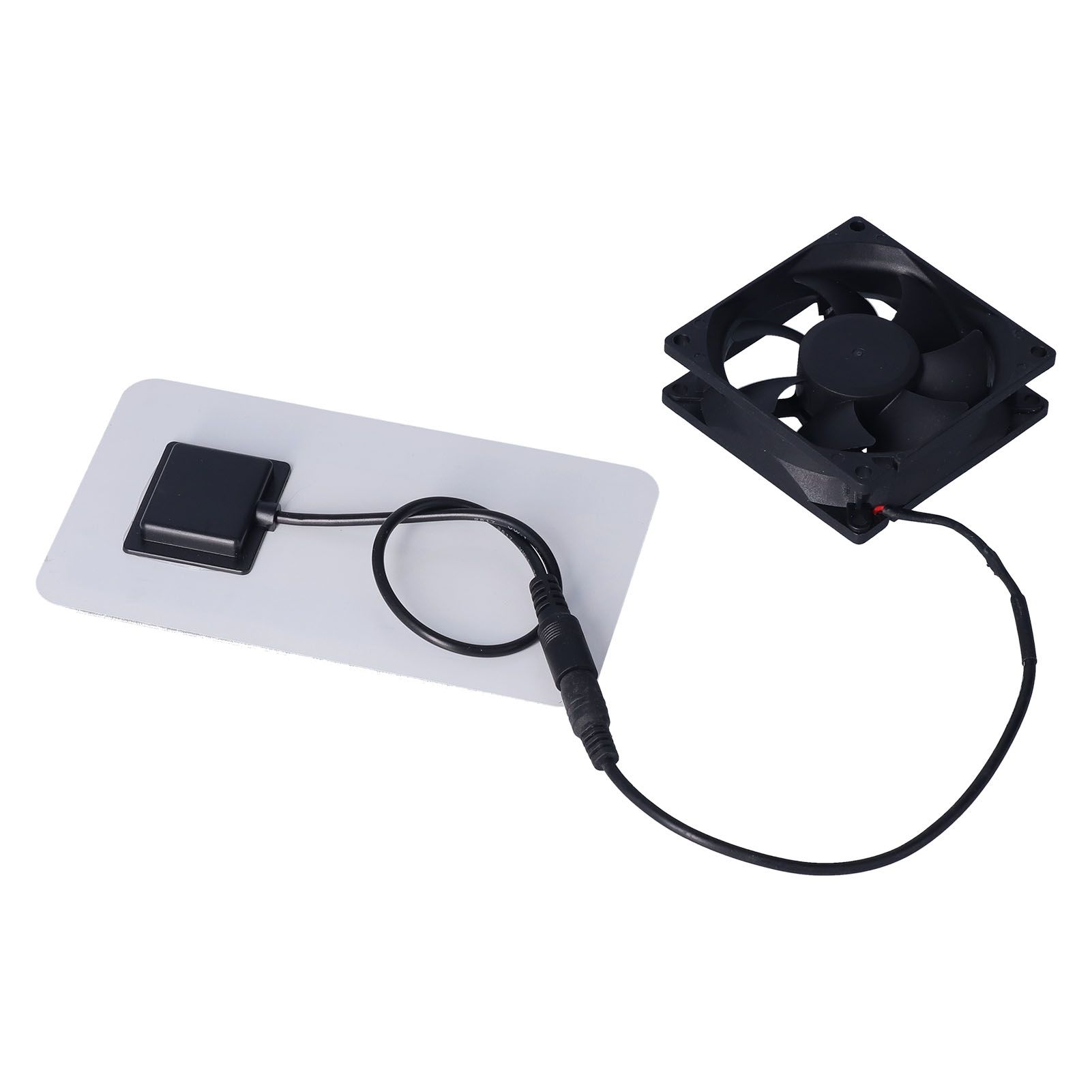 2.5W Solar Panel Fan Solar Pet Exhaust Air Flowing Fan for Outdoor Breeding view 12