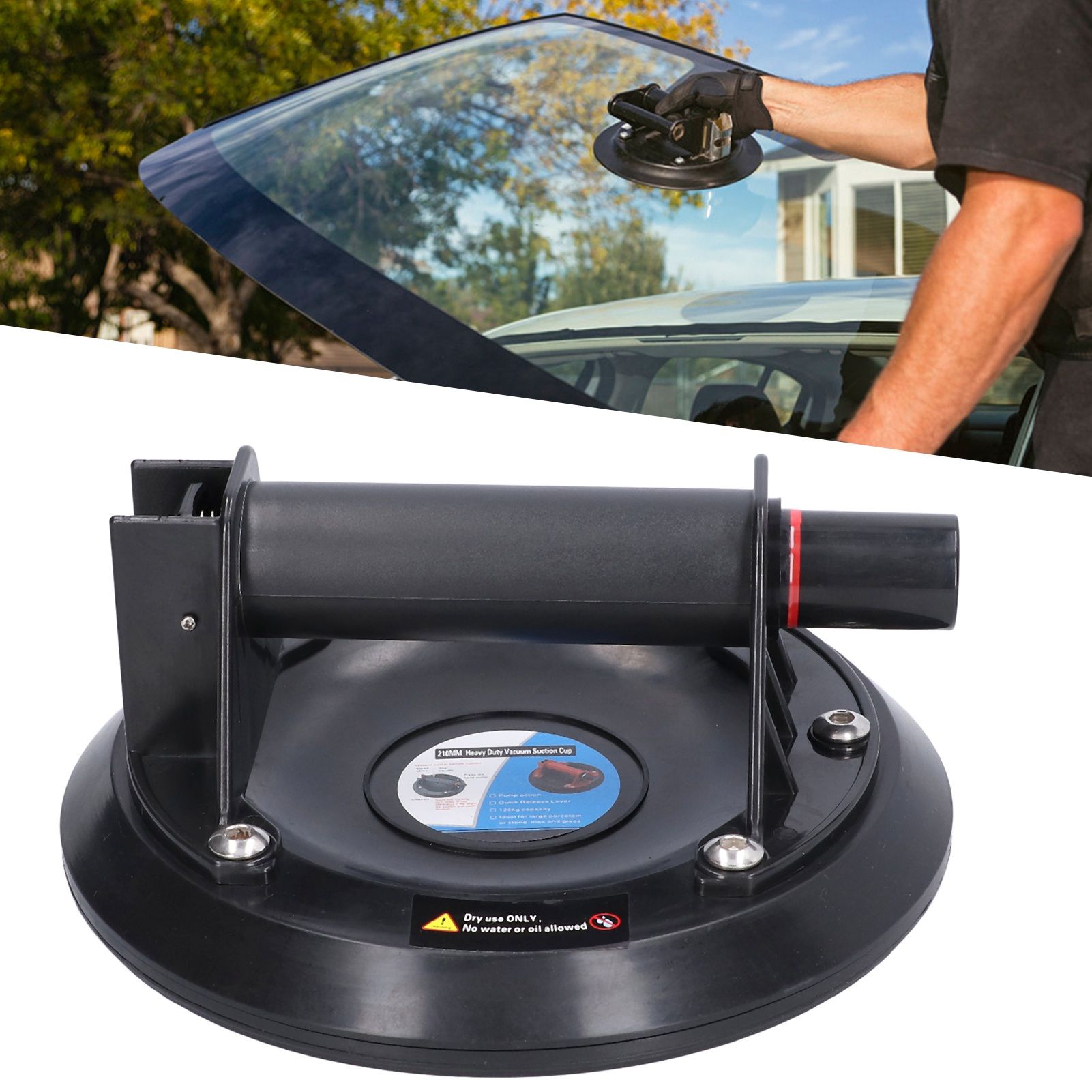 Pump Vacuum Suction Cup Heavy Duty Glass Lifter Tile Suction Cup Hand Pump view 12