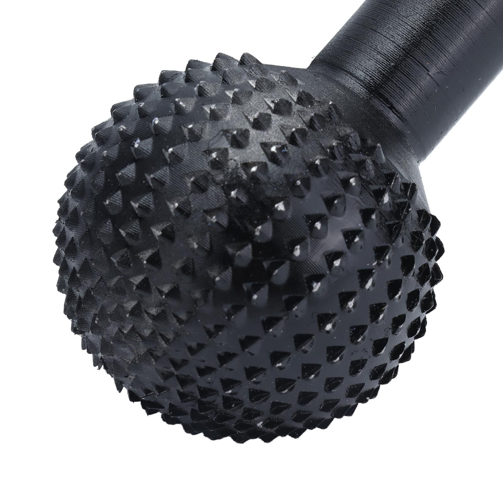 Power Sphere Grinder Attachment Wood Carving Burrs 10mm Diameter Wear view 14