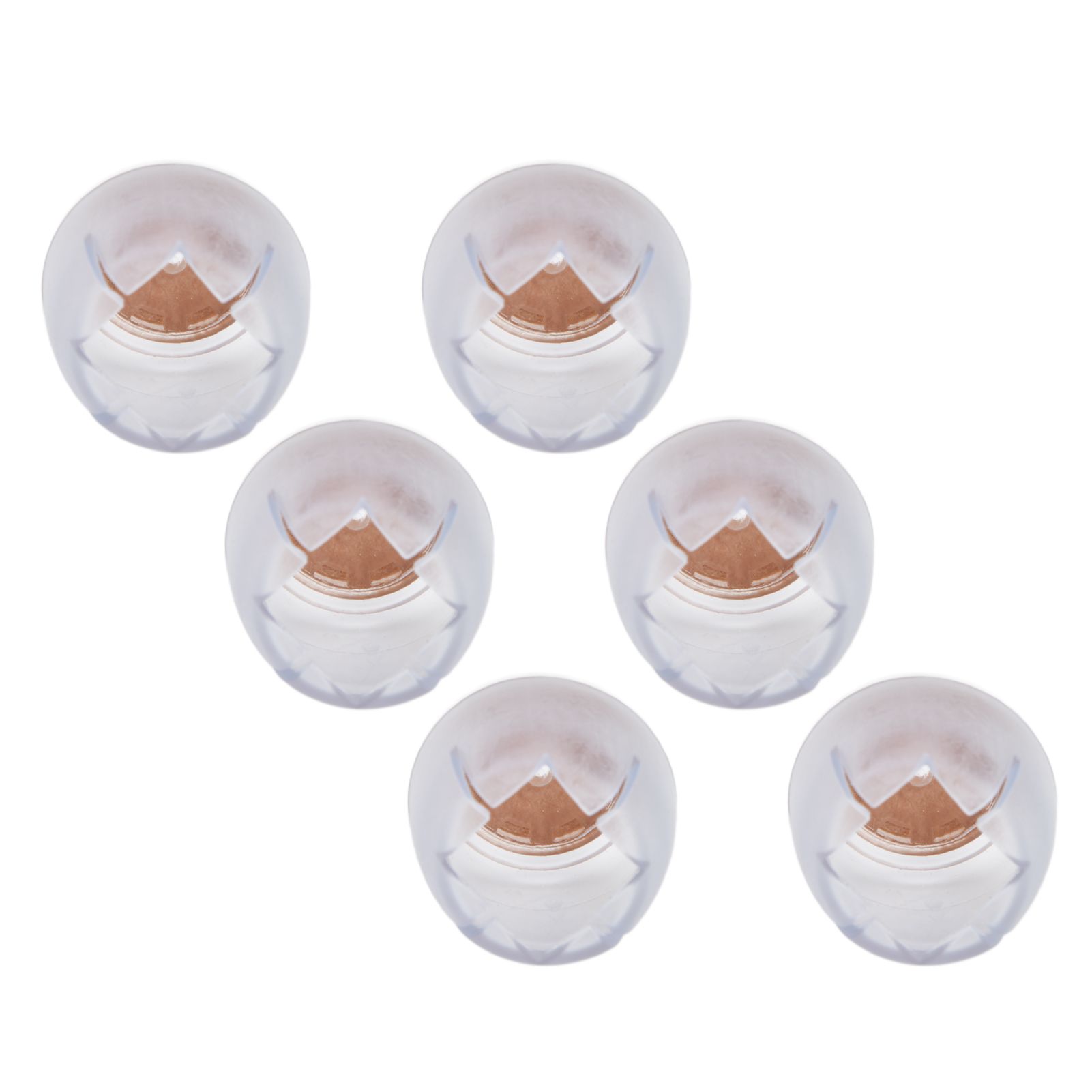 40PCS Chair Leg Protector Thickened Silicone Table Leg Cover Transparent Non view 6