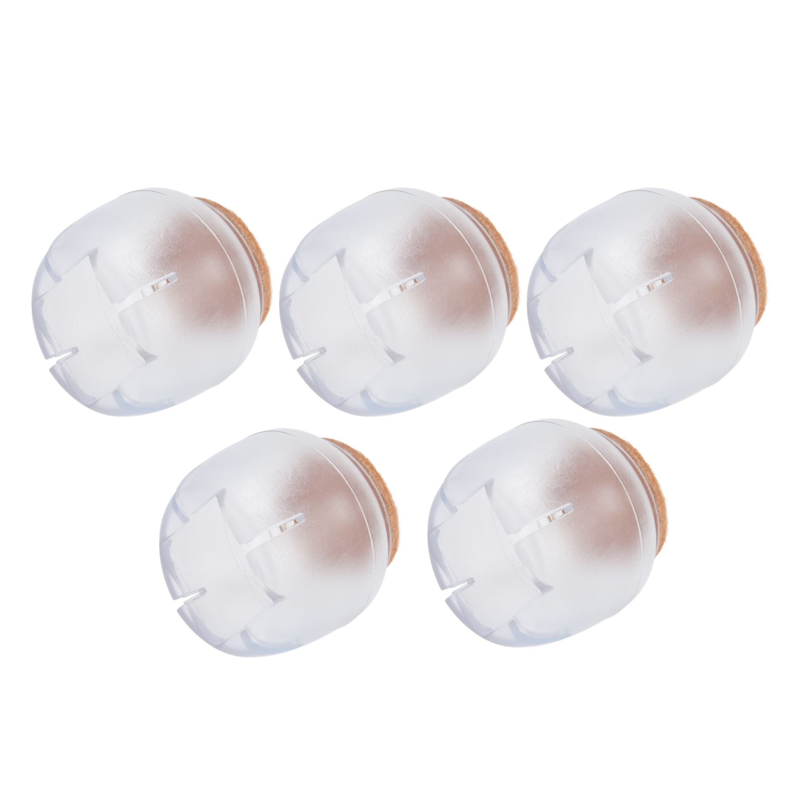 40PCS Chair Leg Protector Thickened Silicone Table Leg Cover Transparent Non view 7