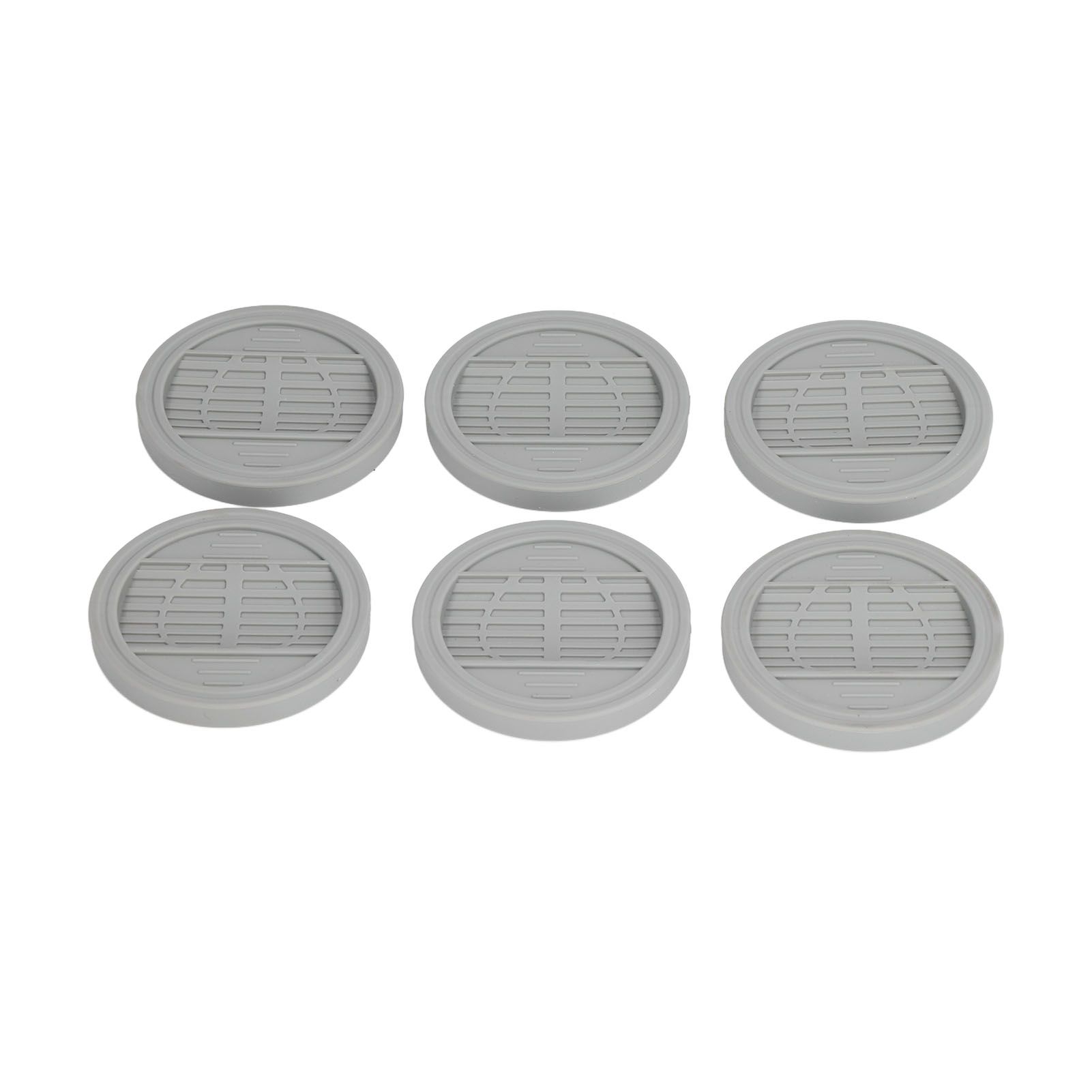 6PCS Rubber Furniture Pads Stoppers Floor Protector for Bed Office Chair — image 1