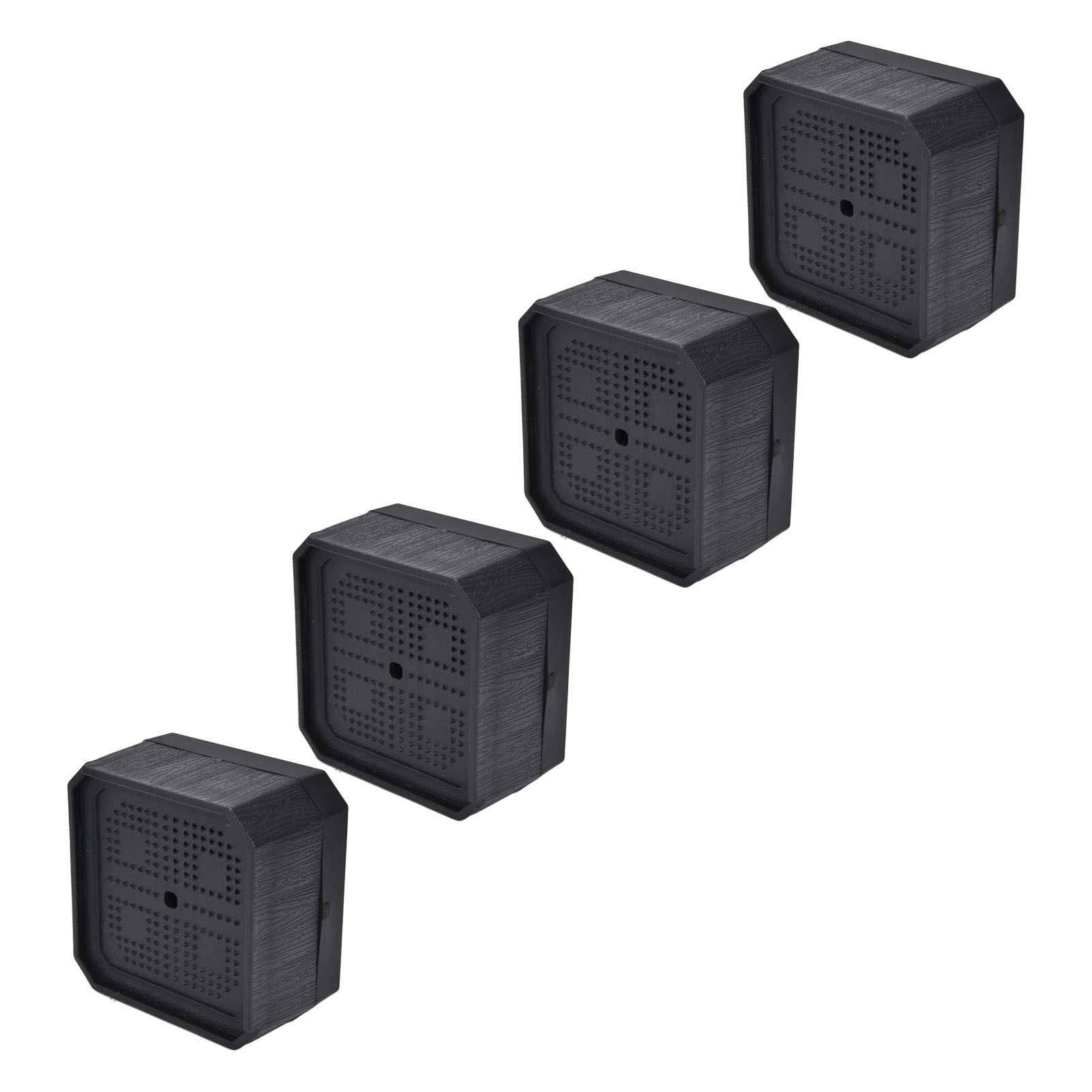 4Set Chair Leg Floor Protectors Square Rubber Non Slip Furniture Leg Pads for view 3