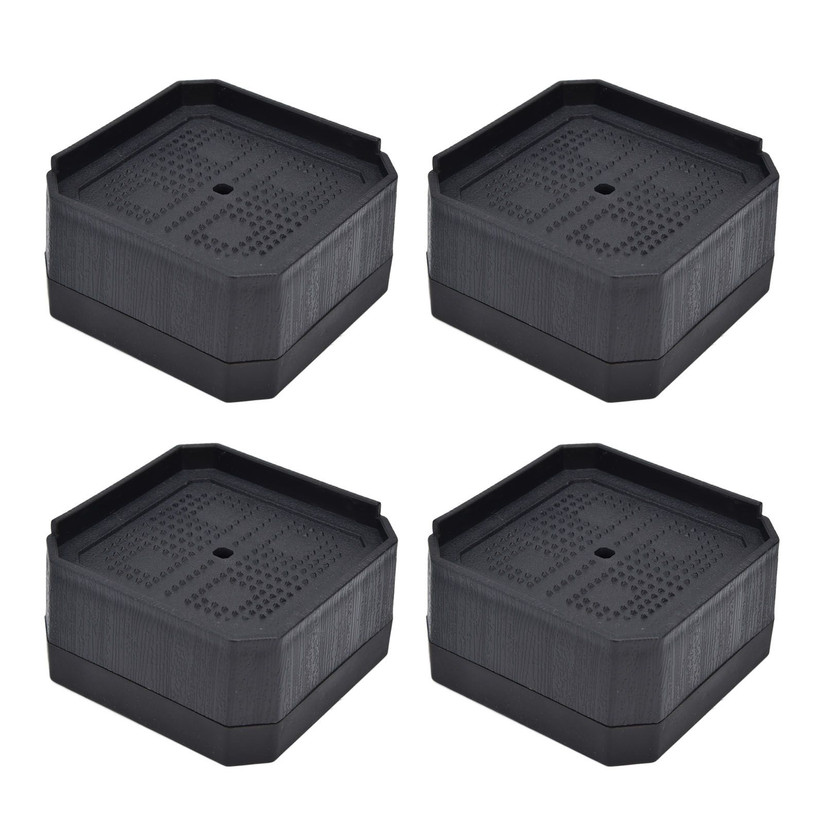 4Set Chair Leg Floor Protectors Square Rubber Non Slip Furniture Leg Pads for view 6