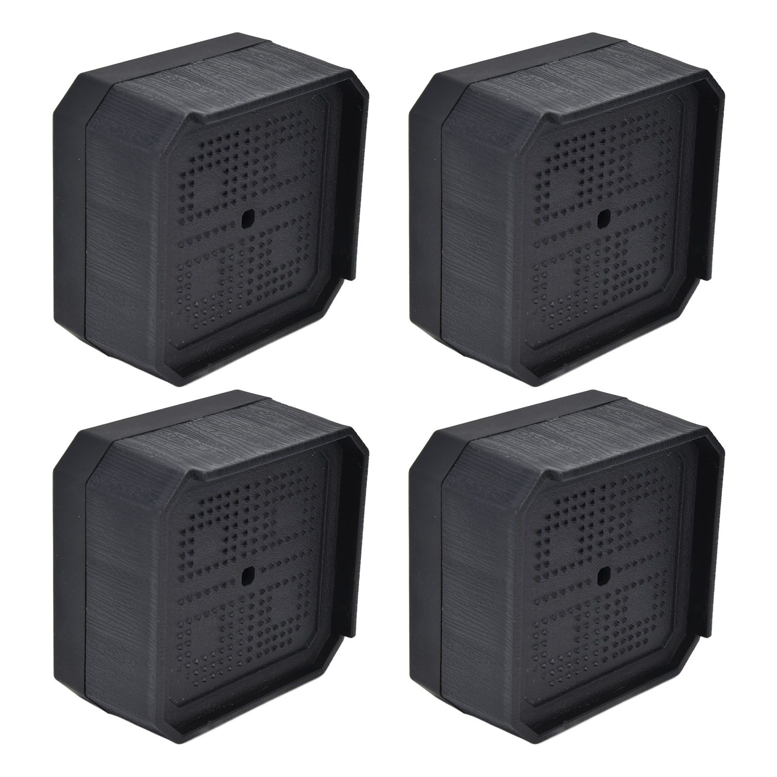 4Set Chair Leg Floor Protectors Square Rubber Non Slip Furniture Leg Pads for view 9