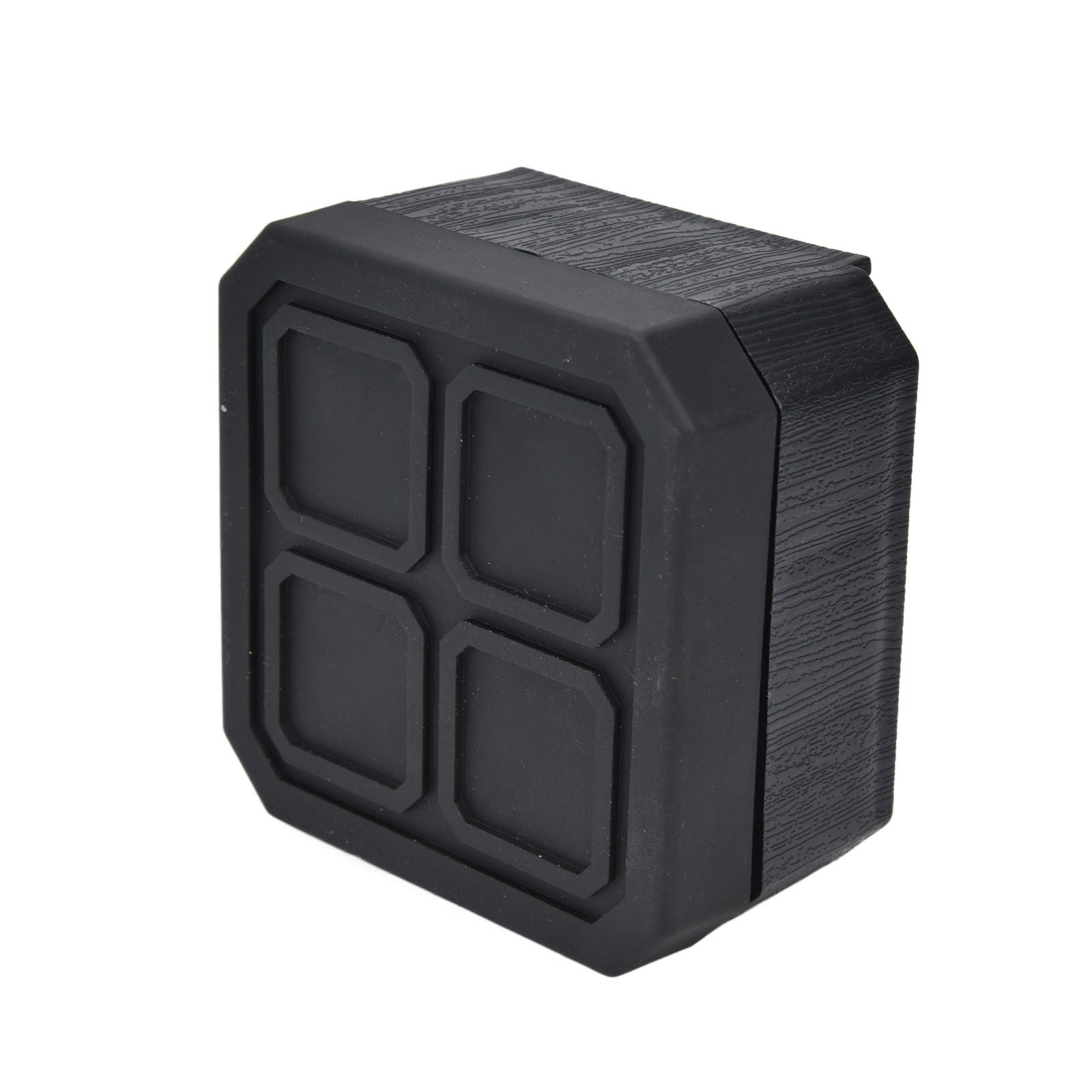 4Set Chair Leg Floor Protectors Square Rubber Non Slip Furniture Leg Pads for view 13